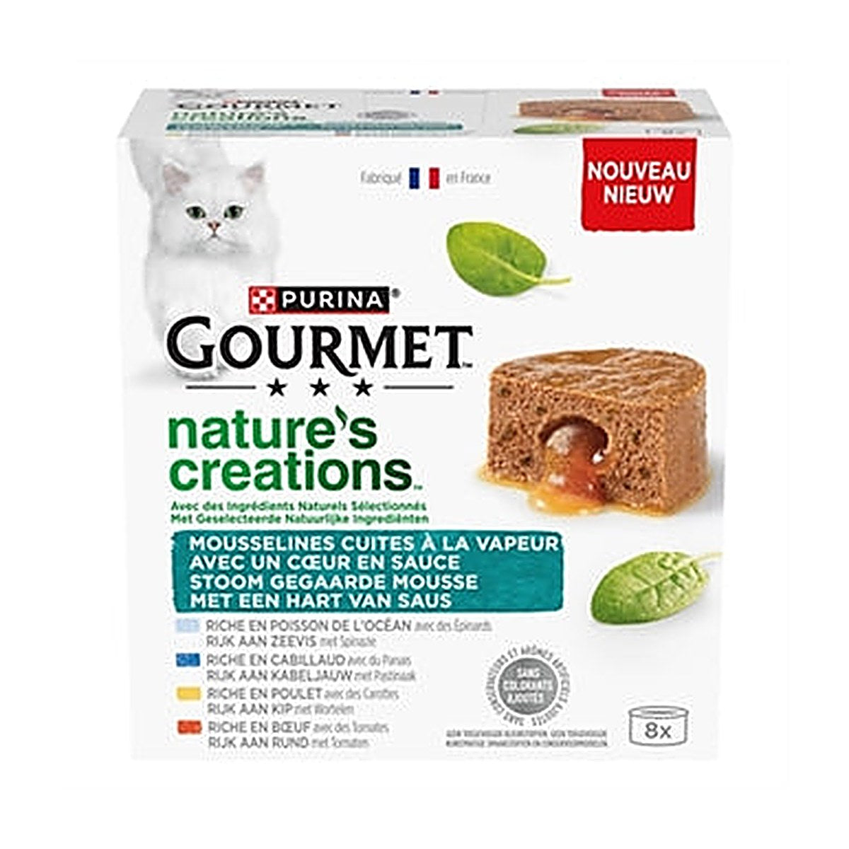 Gourmet Gourm Natures Hart Saus 8x85 gram