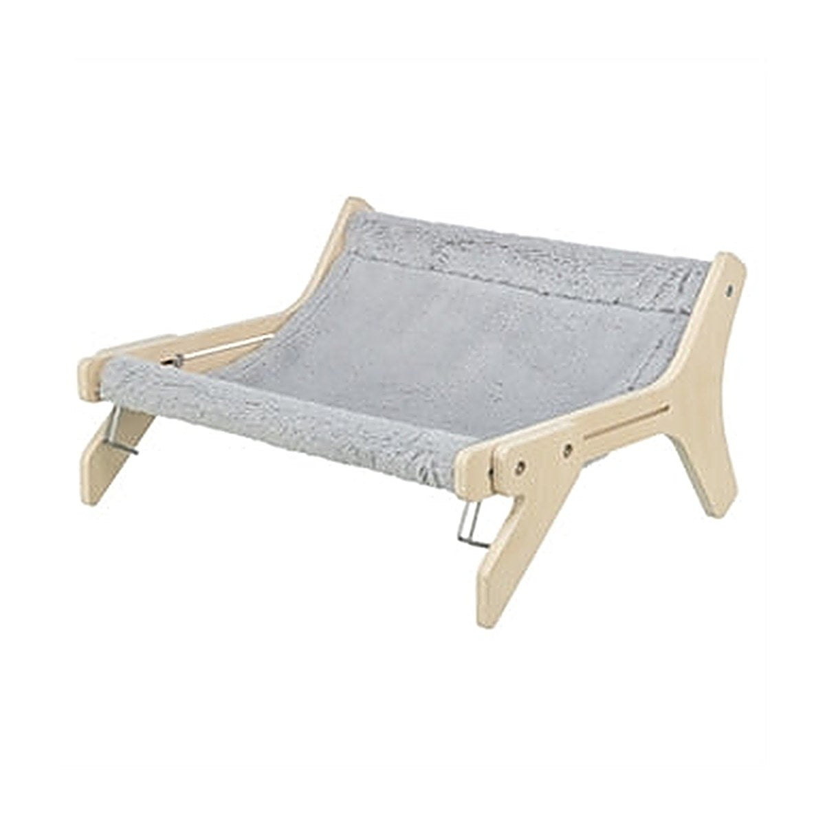 Trixie Hangmat Hout Grijs 47x24x38 cm