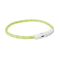 Trixie Flash Halsband TPU/Nylon Groen 35 cm XS-S