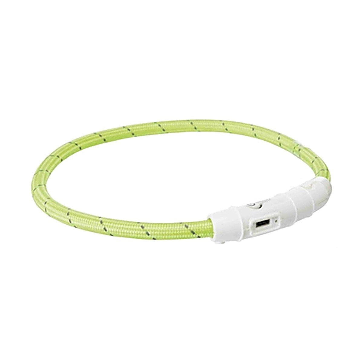 Trixie Flash Halsband TPU/Nylon Groen 35 cm XS-S