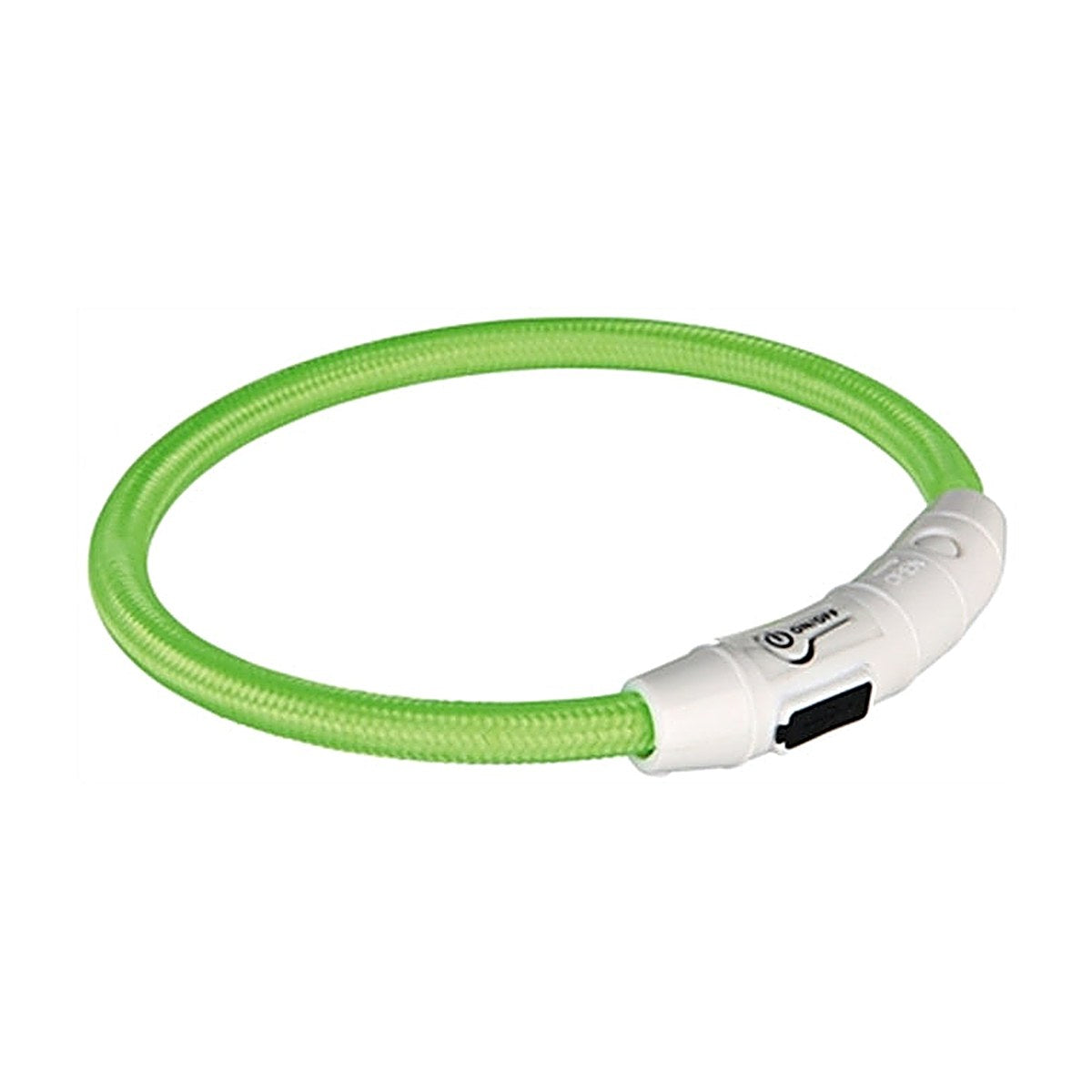 Trixie Halsband Flash TPU/Nylon Groen 65 cm L-XL