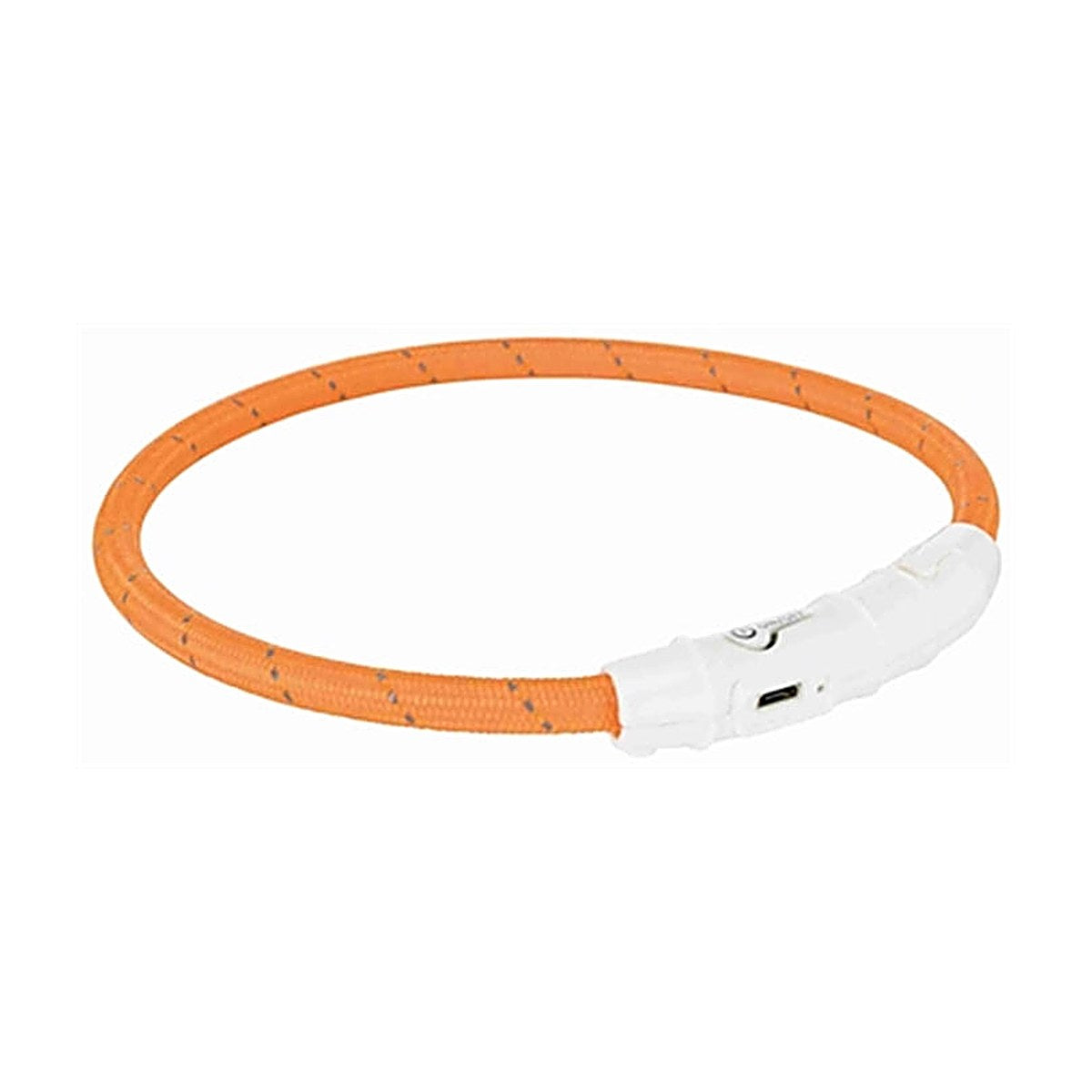 Trixie - Hb Flash Tpu/nyl Or 45 cm M-l – Halsbanden Met Lichtjes