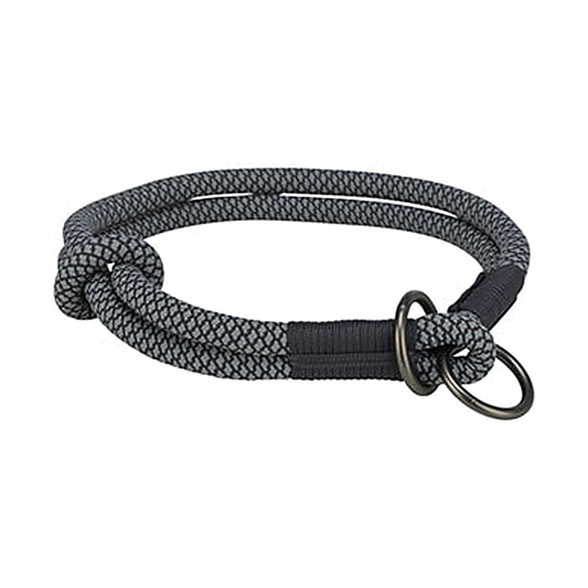 Trixie Hb Halfsl Soft Rope Zwart/gs 25X0,6C