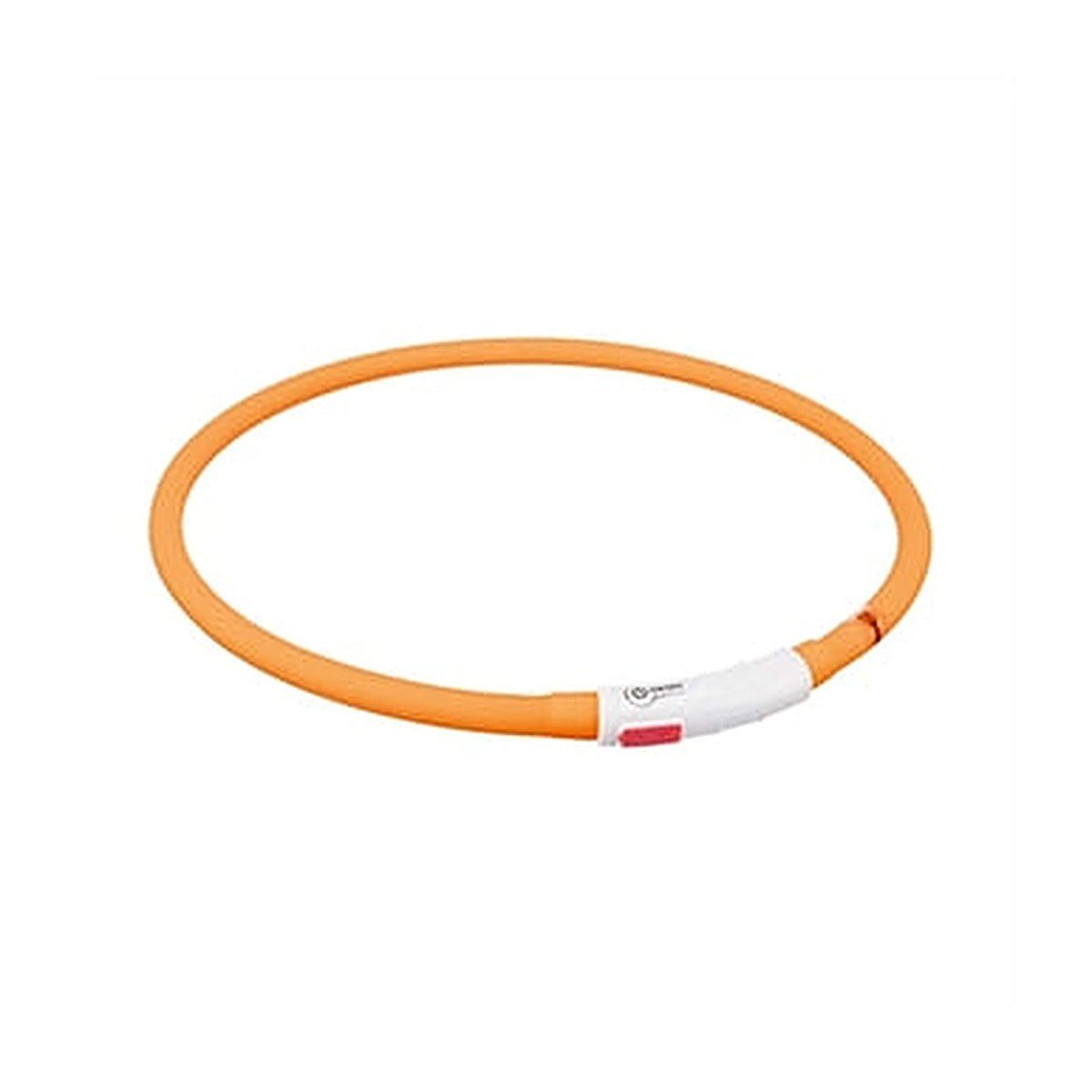 Trixie USB Halsband Licht Oranje Siliconen 70 cm