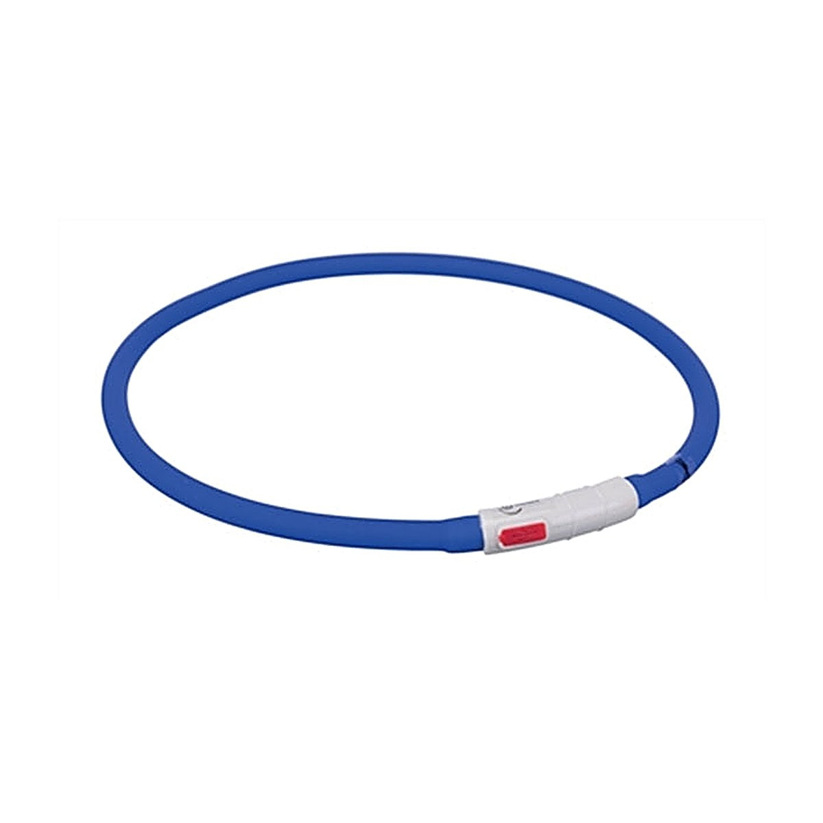 Trixie - Hb Usb Licht Rblauw Silic 70 cm – Halsbanden Met Lichtjes
