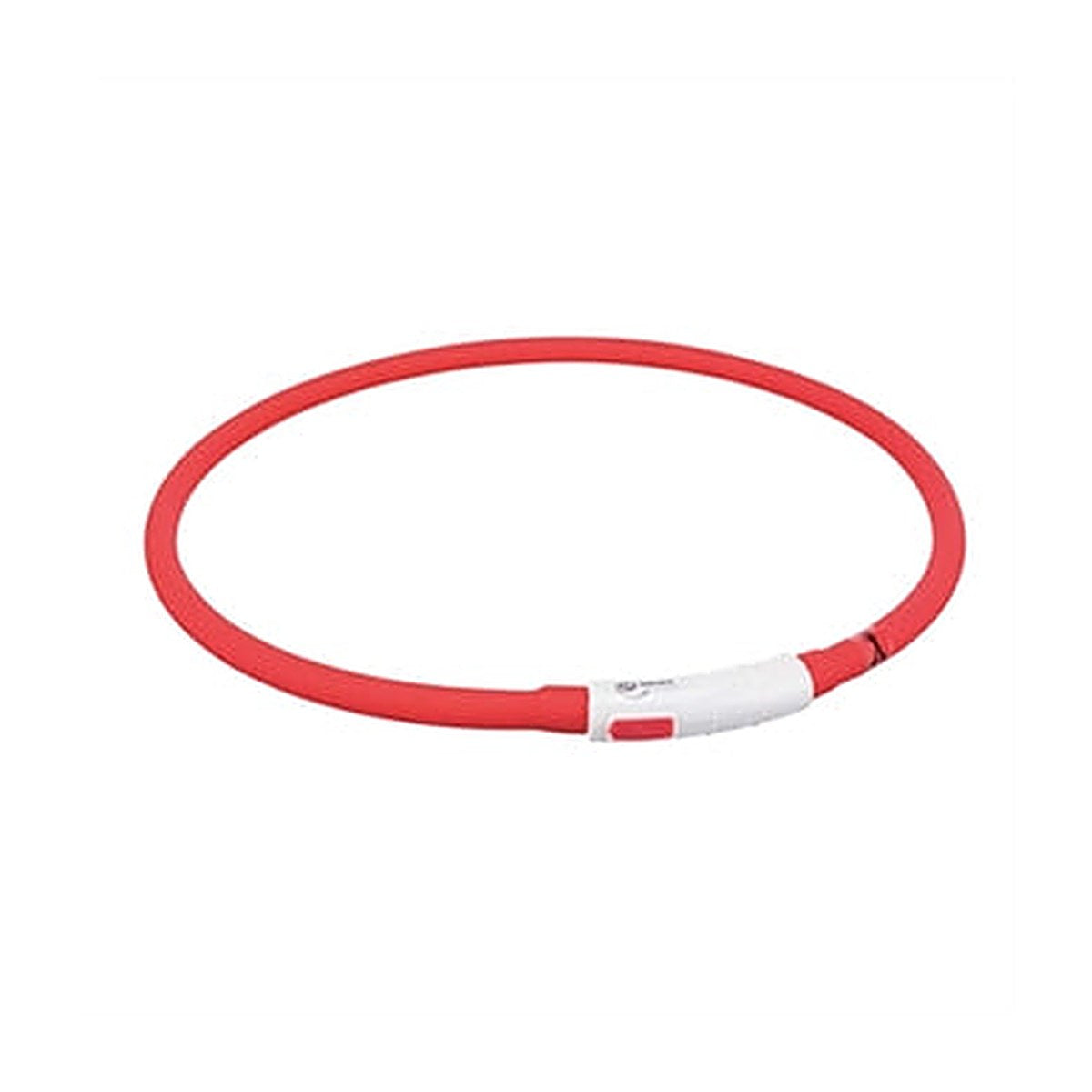 Trixie USB Lichthalsband Rood Silicone 70 cm