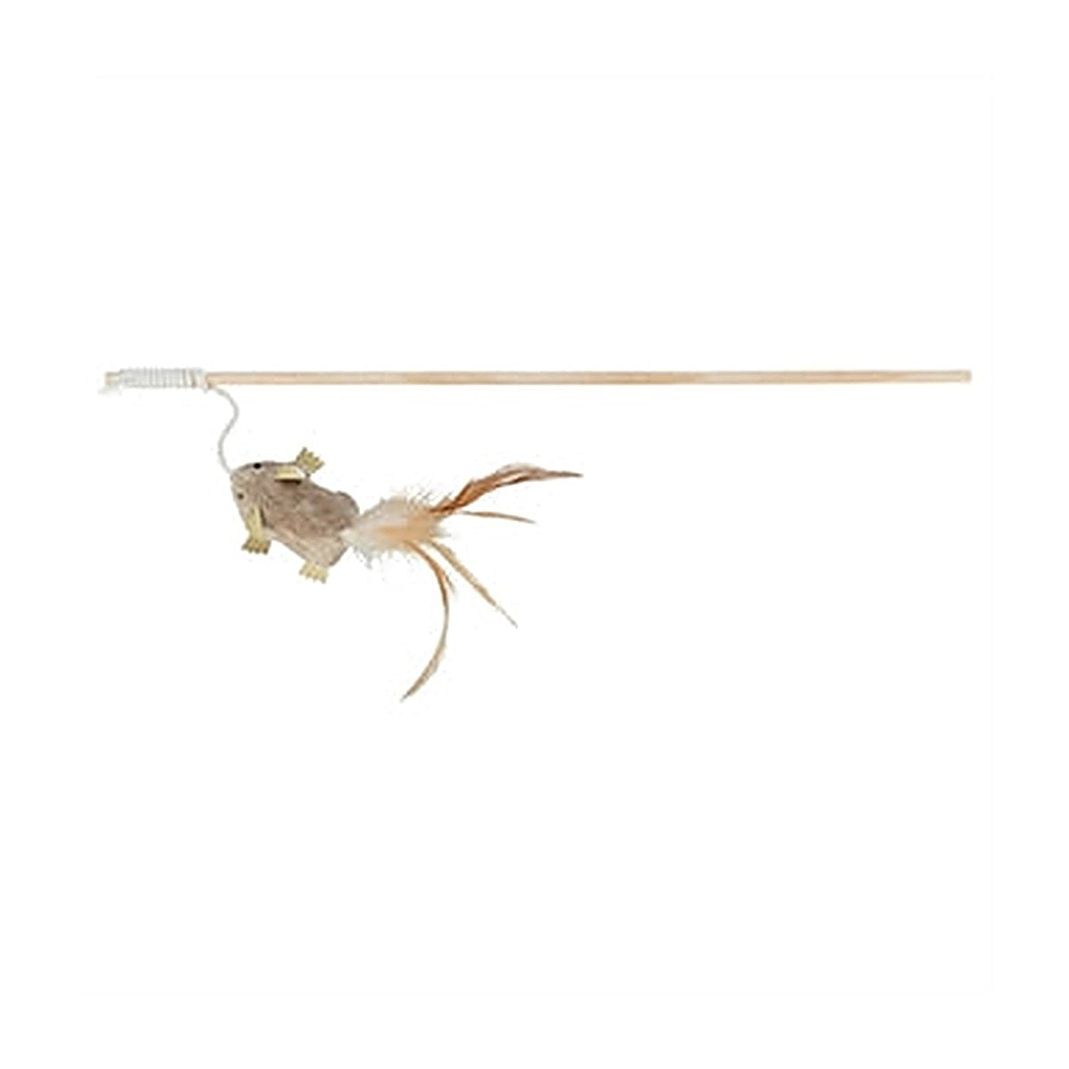 Trixie Hengel Muis Veren/hout 50 cm 4 stuks