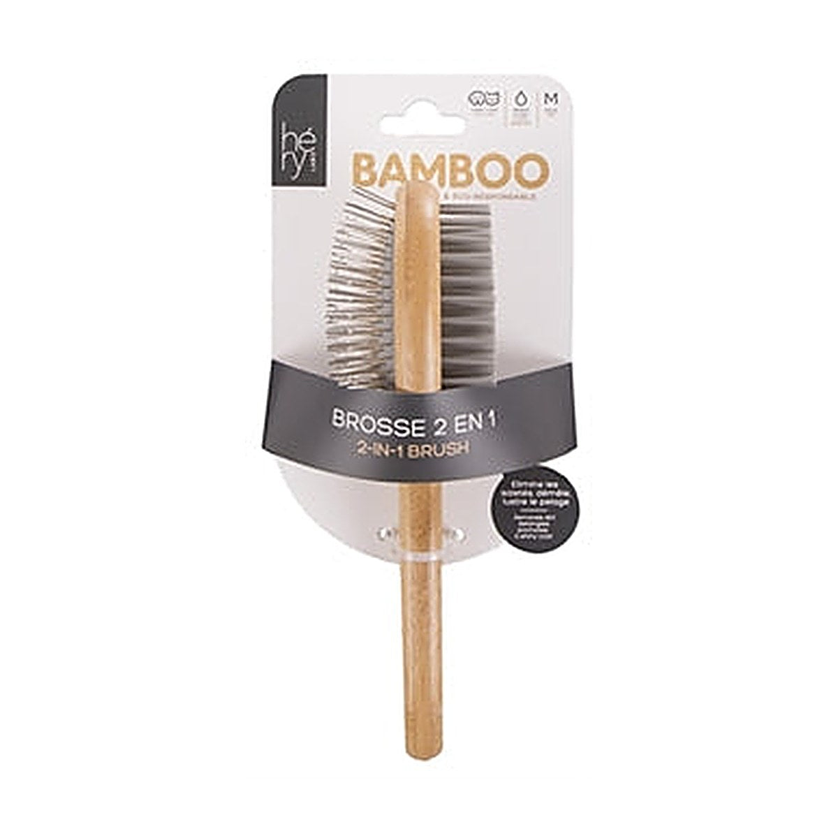 Hery Borstel 2 In 1 Bamboe