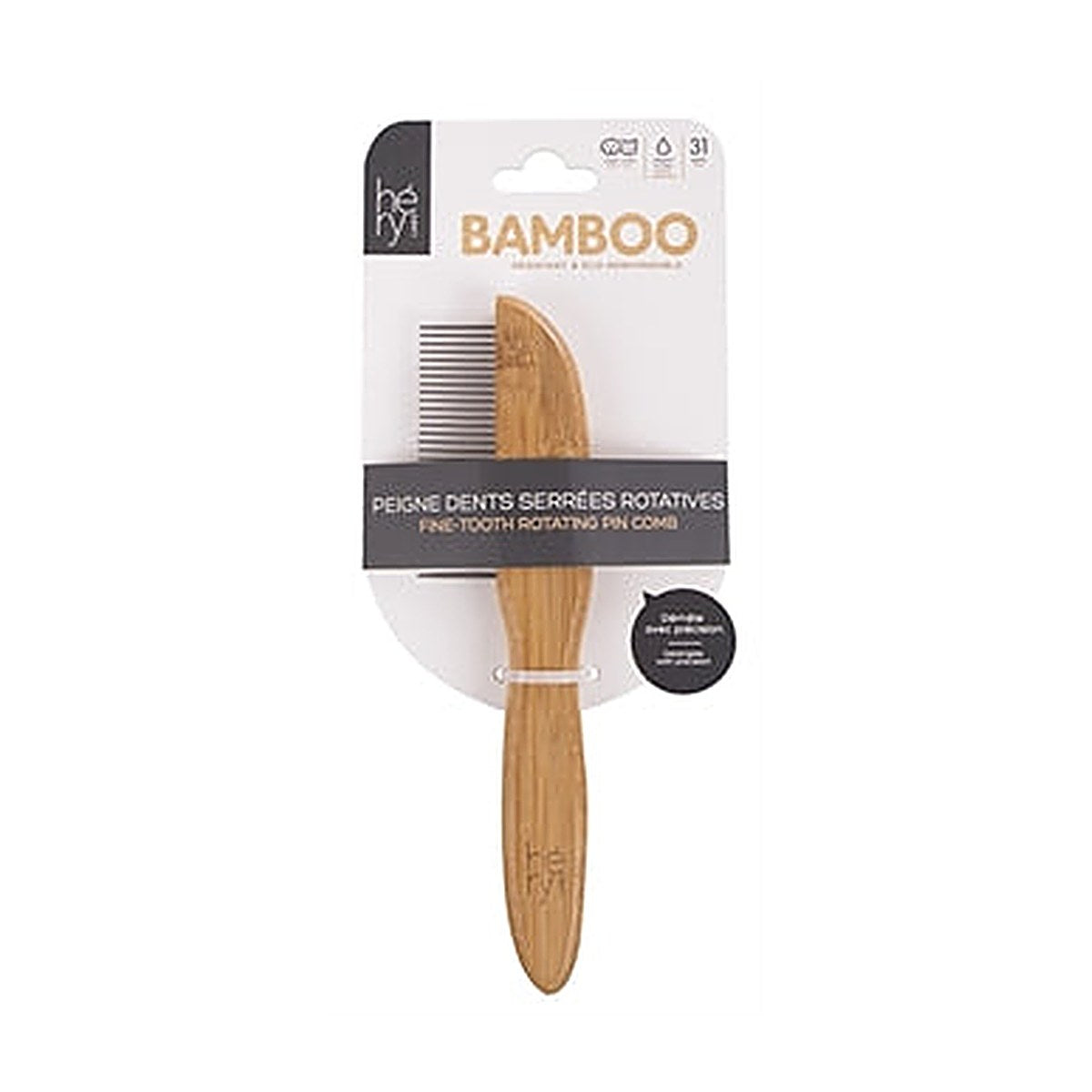 Hery Kam Fijn Roterend Bamboe 31 Tanden