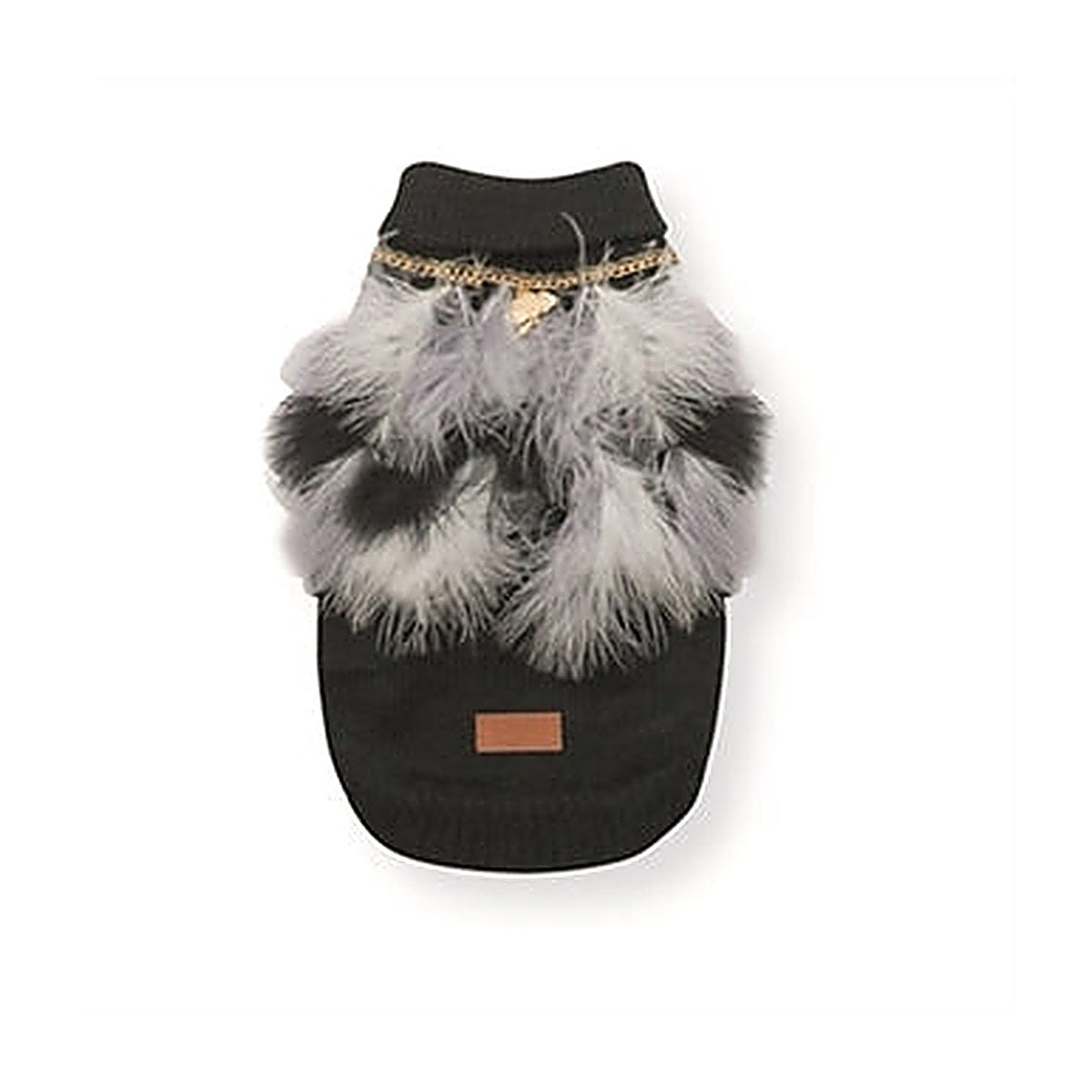 Croci - Hondentrui Veren Zwart/Wit 25 cm