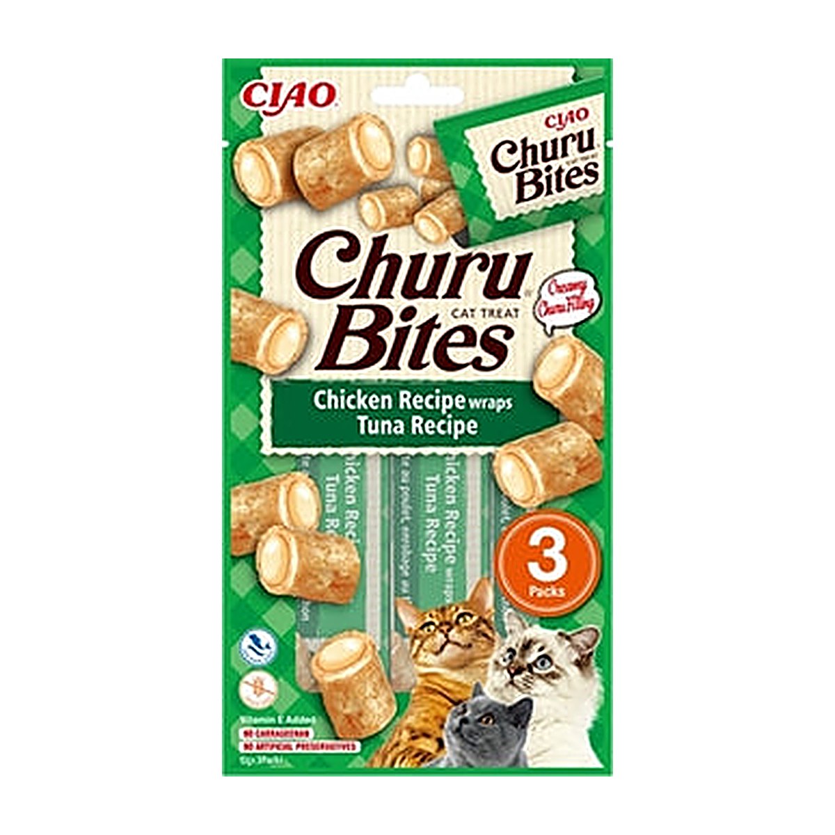 Inaba Bites Wraps Ch/tu 3x10 gram