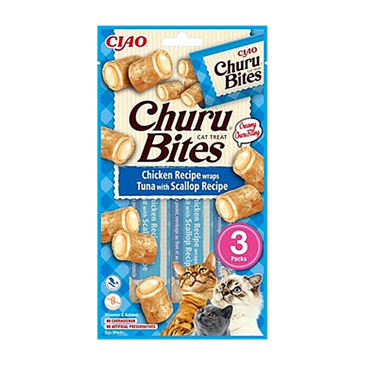 Inaba Bites Wraps Ch/tu/sc 3x10 gram