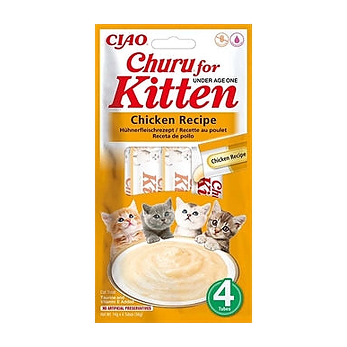 Inaba Churu Kitten Chicken 4x14 gram