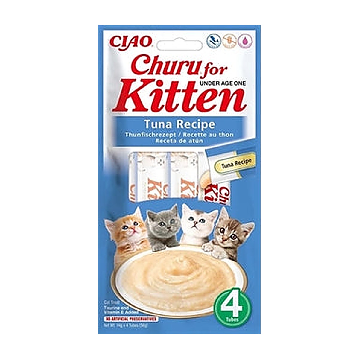 Inaba Churu Kitten Tuna 4x14 gram
