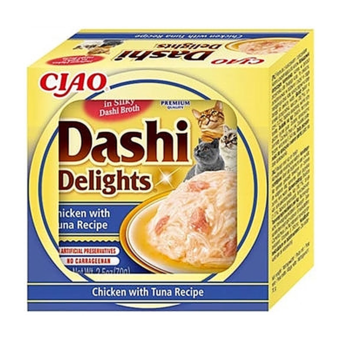 Inaba Dashi Delights Ch/tuna 70 gram