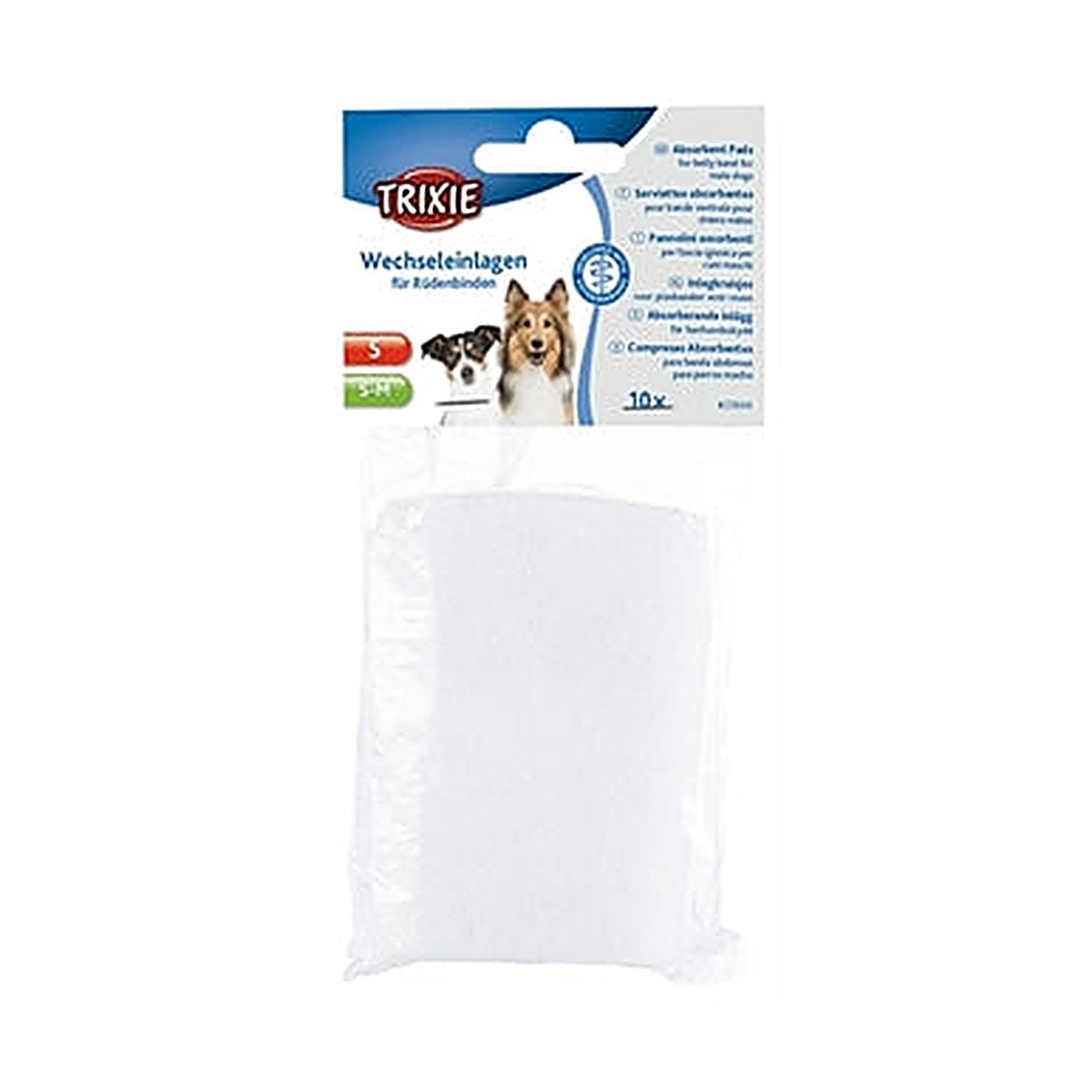 Trixie Inlegkruisjes Plasband S/S-M - 4x10 stuks