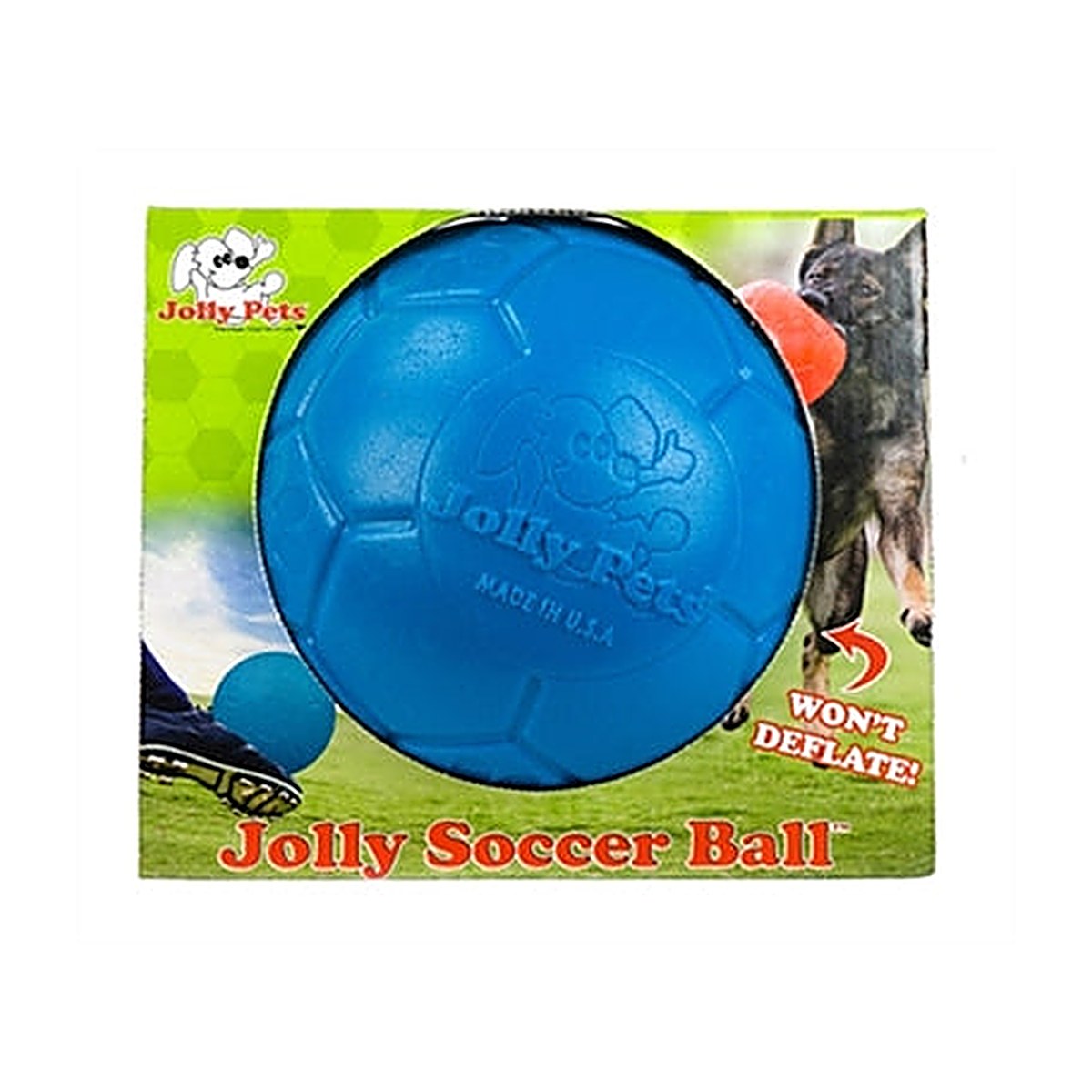 Jolly Soccer Ball Blauw 20 cm