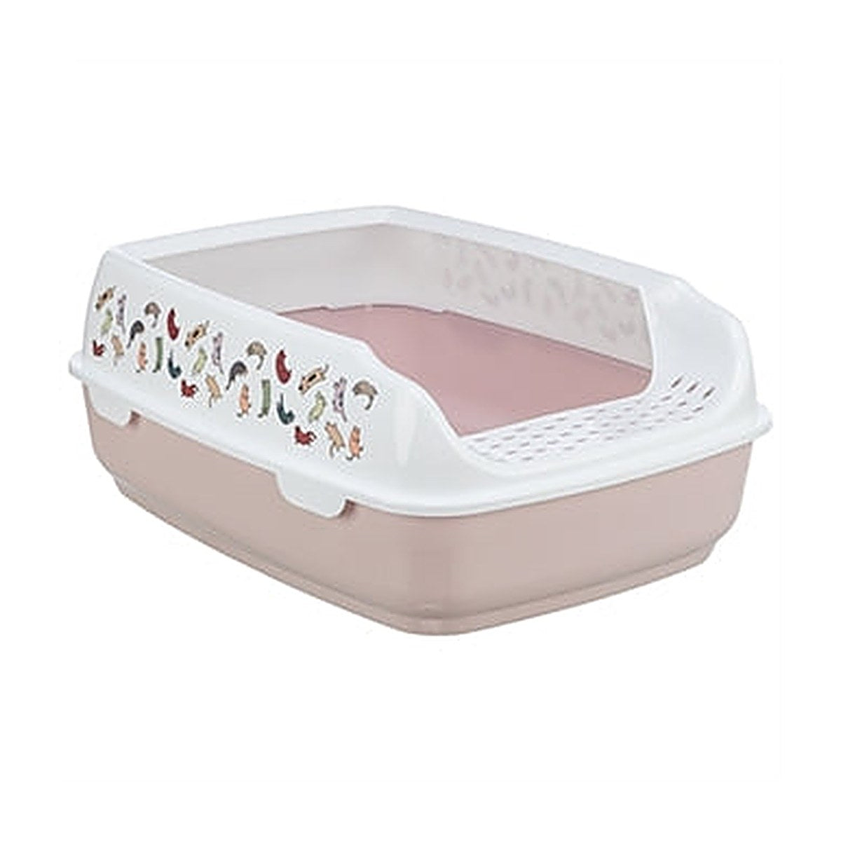 Trixie Katbak Delio+rand Lrz/Wit 50x20 cm