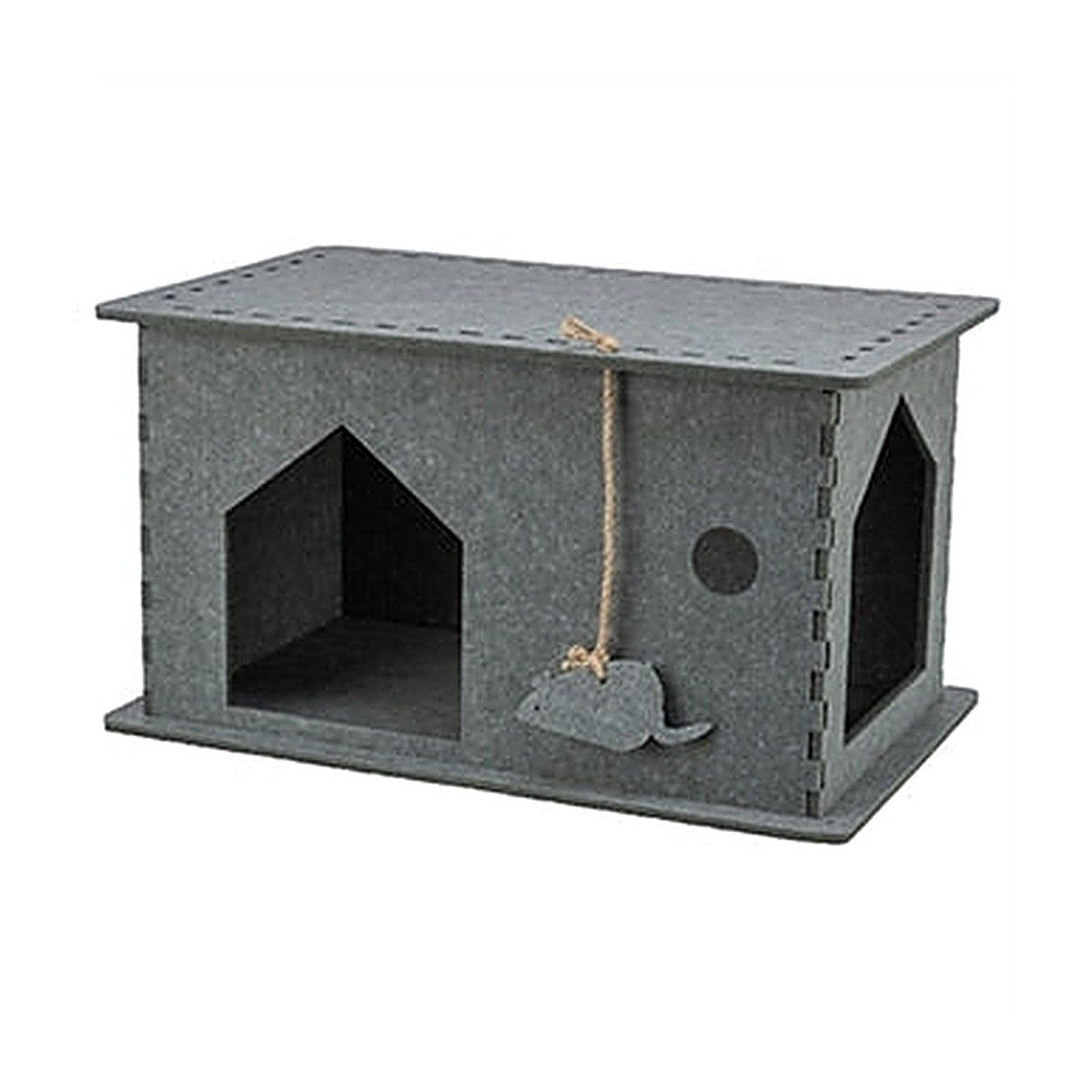 Trixie Kathuis Lene Vilt Grijs 54x30x35 cm
