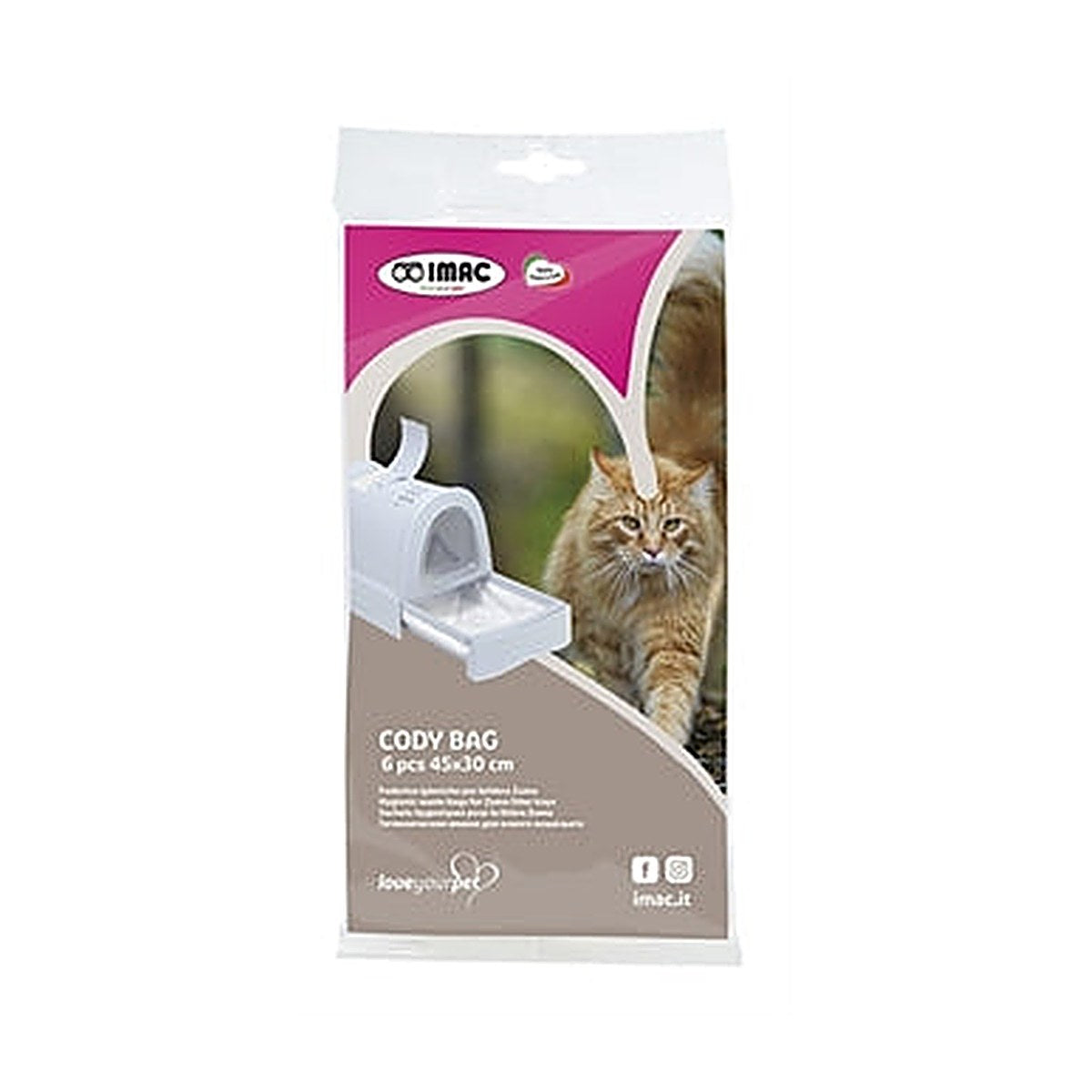 Imac Kattenbakzak Cody Voor Zuma 6 stuks