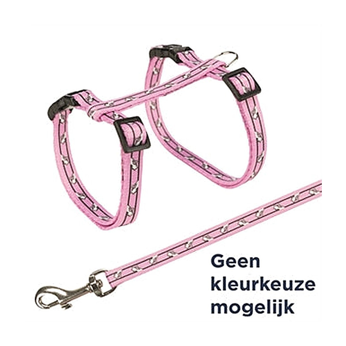 Trixie Kattuig+riem Katpr 27-45x1 cm 4 stuks