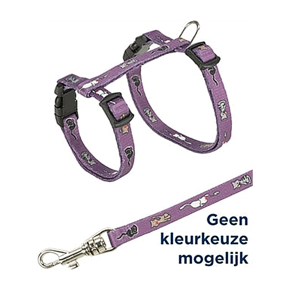 Trixie Kittuig+riem Katpr 21-33X0,8 cm 4S