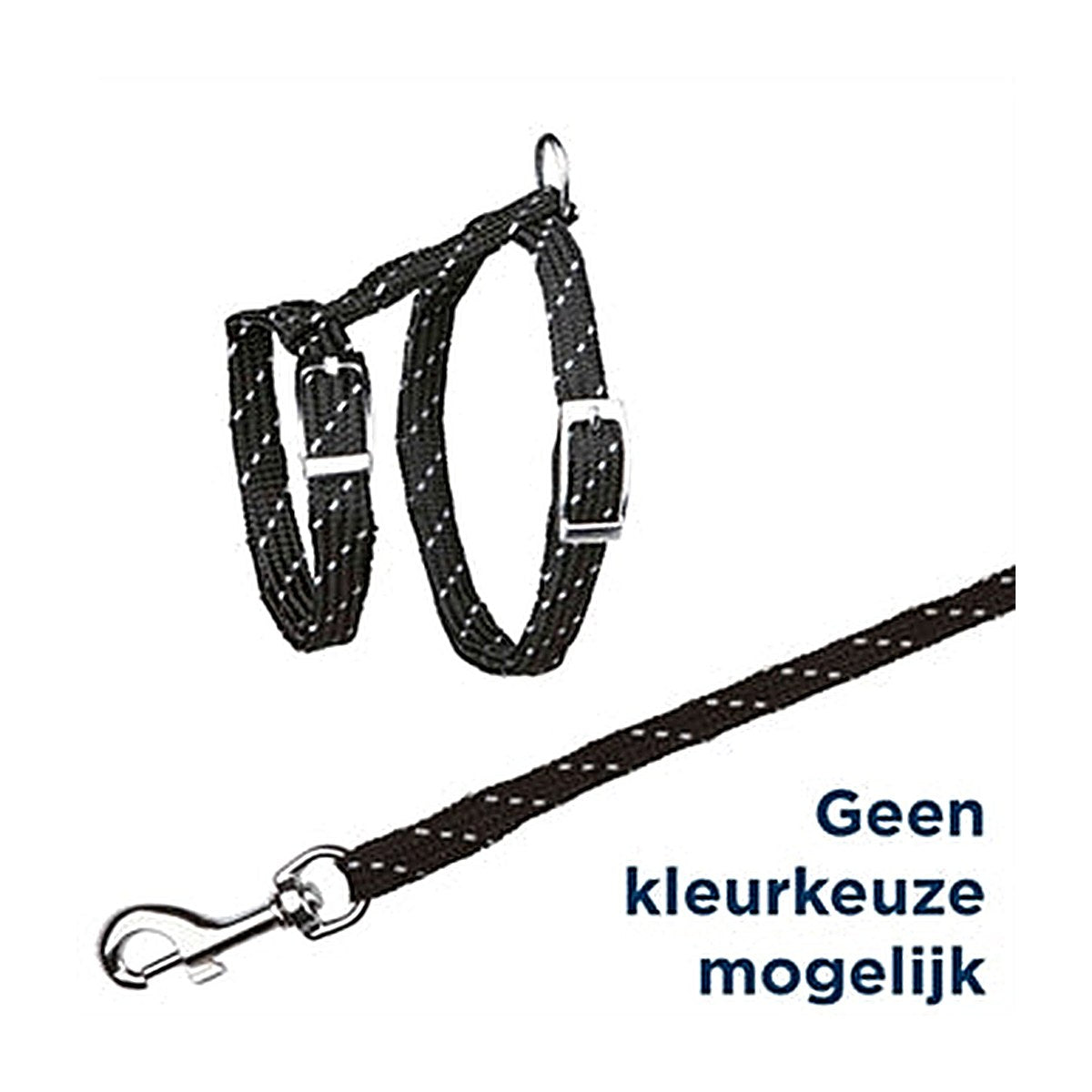 Trixie Kittuig+riem Refl 27-45x1 cm 4 stuks