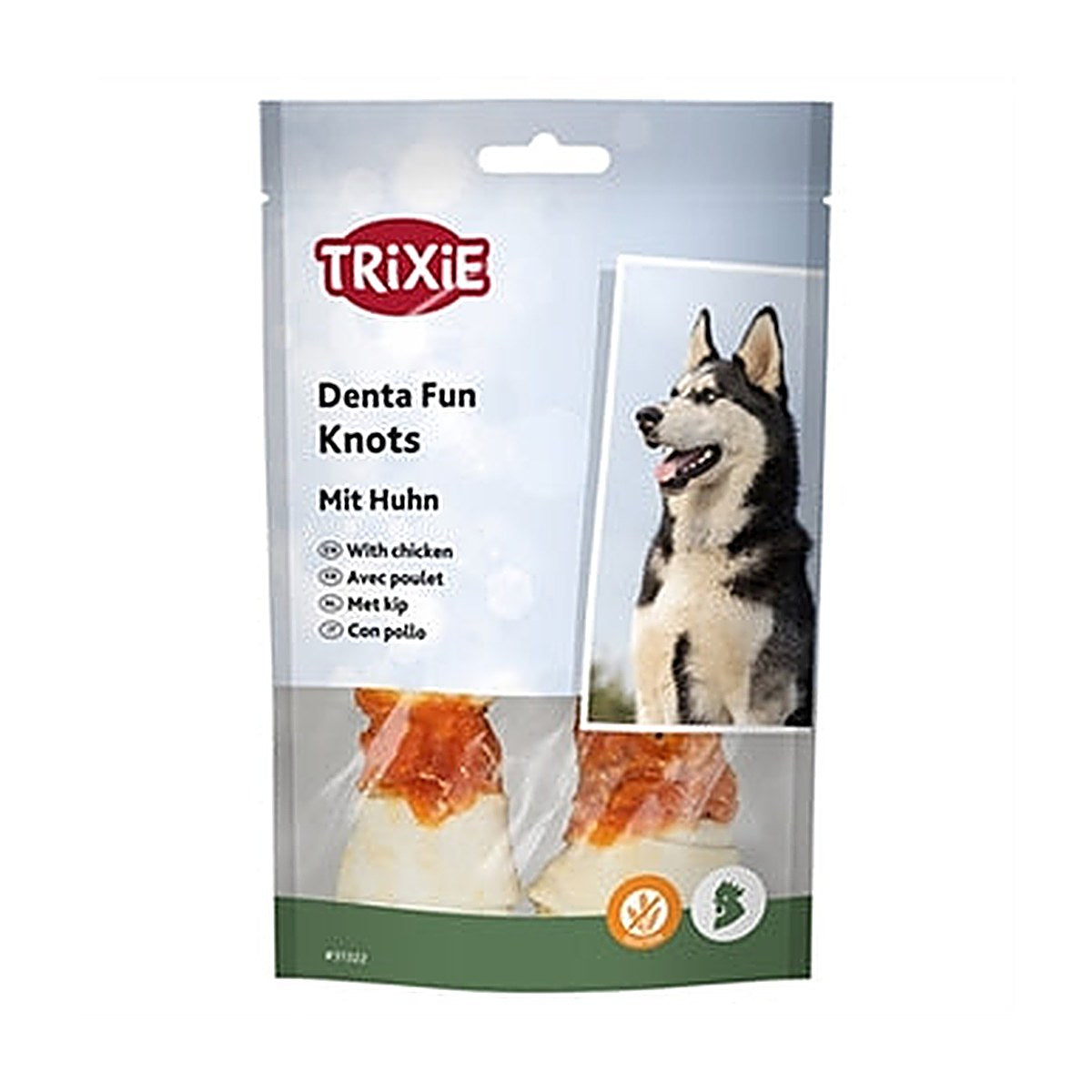 Trixie Knotted Chicken Bones 11 cm 70 gram