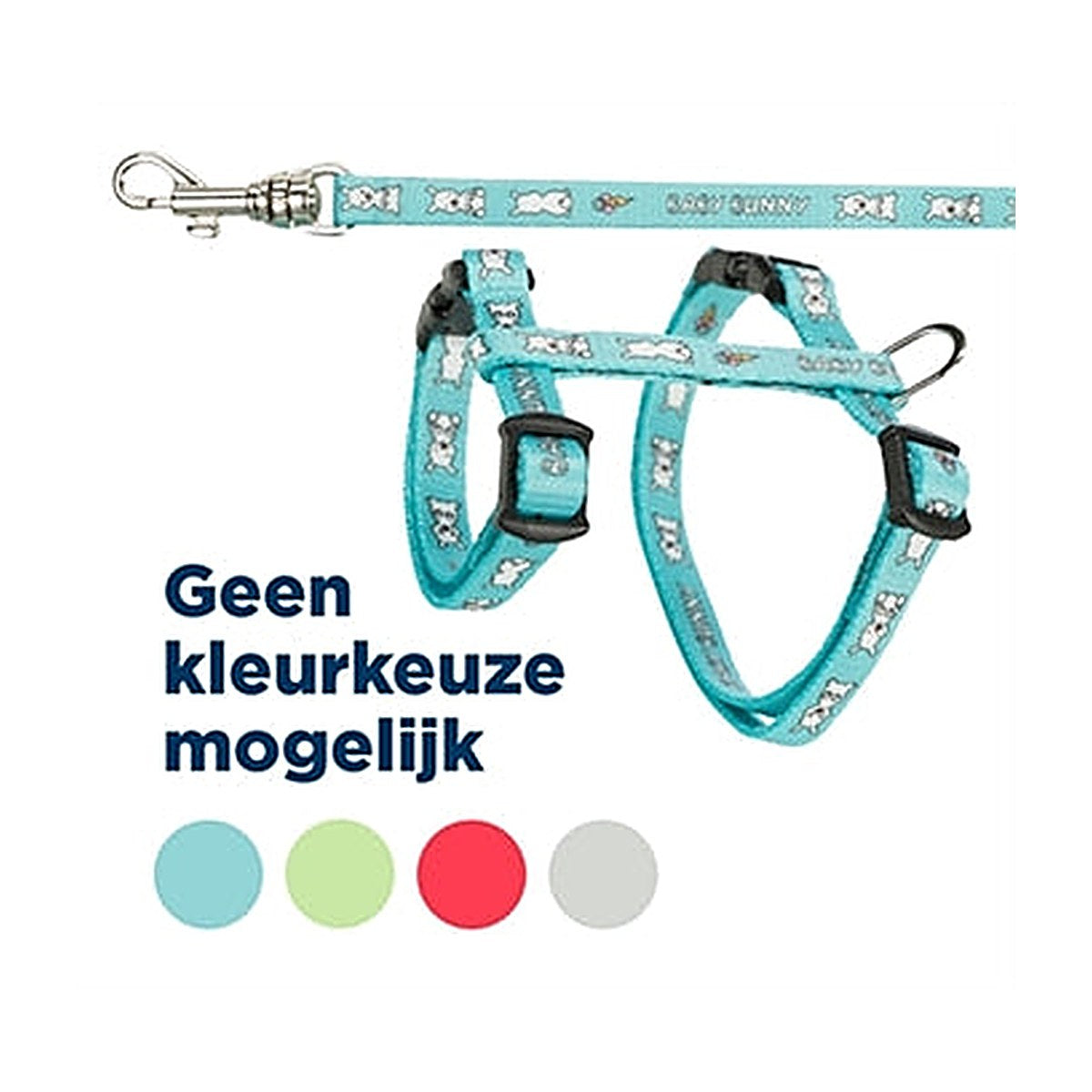 Trixie Konijnentuig+loopl 20-33X0,8+125 cm