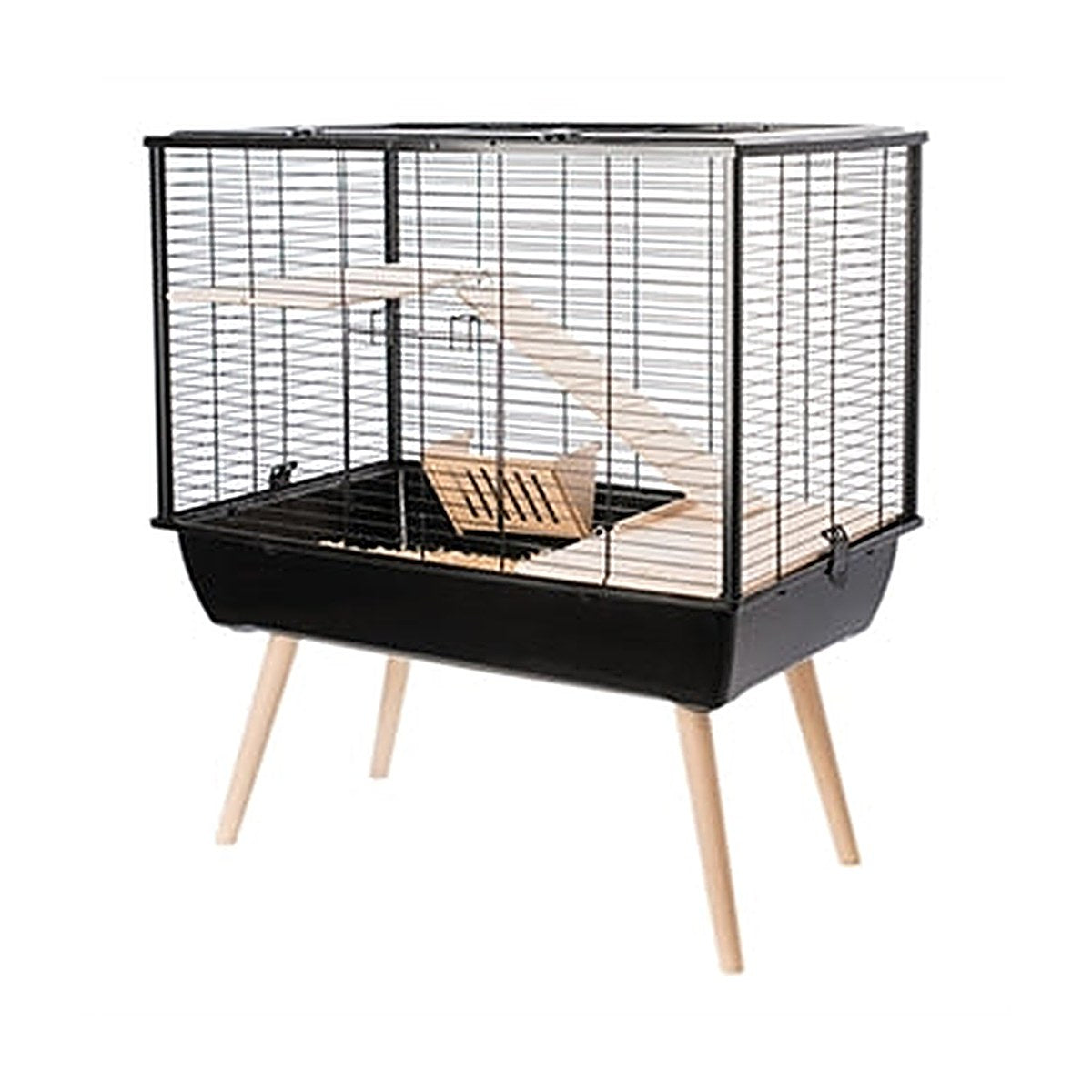 Zolux Kooi Neo Muki Zwart 78x48x87,5 cm