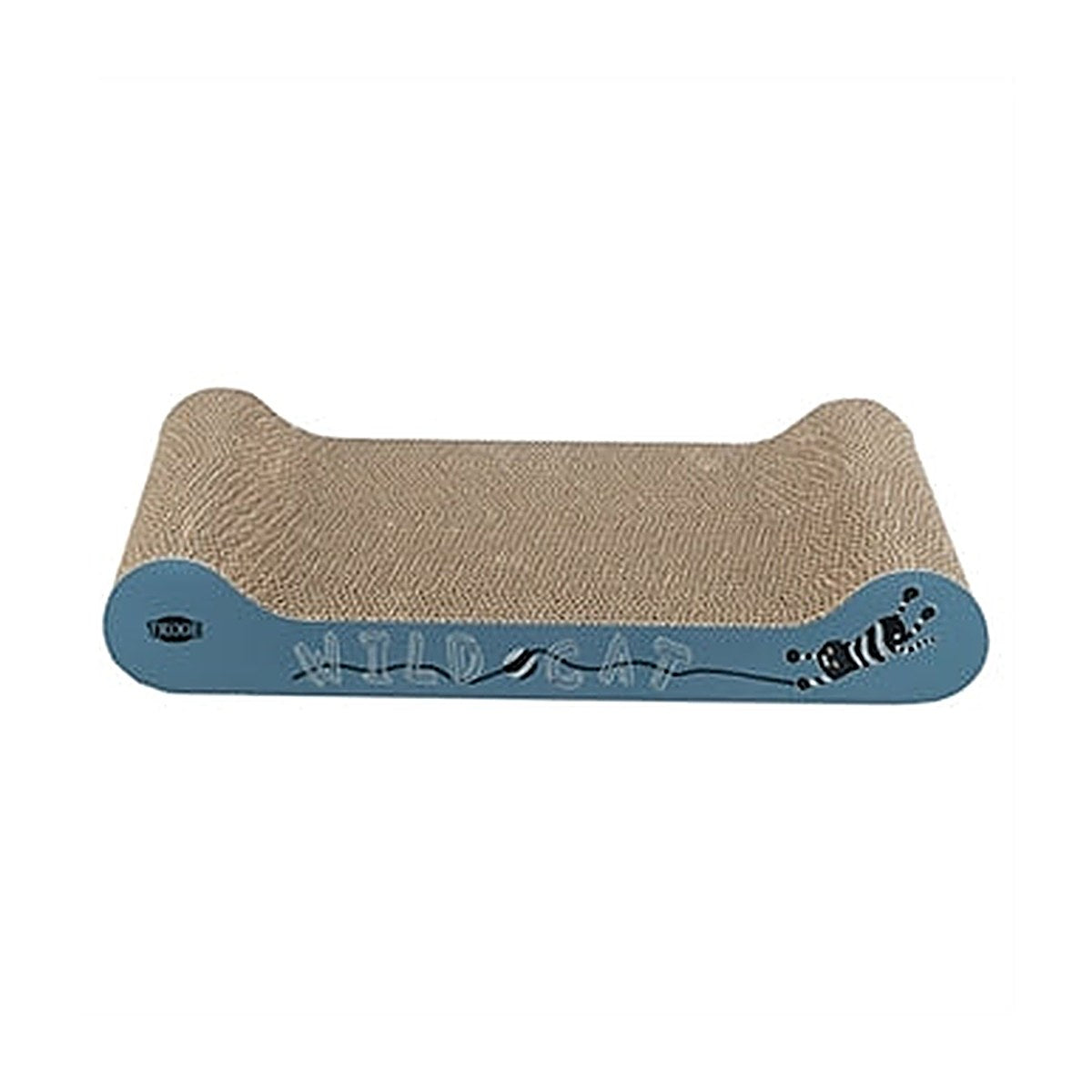 Trixie Krabkarton Catnip Blauw 41x24x7 cm