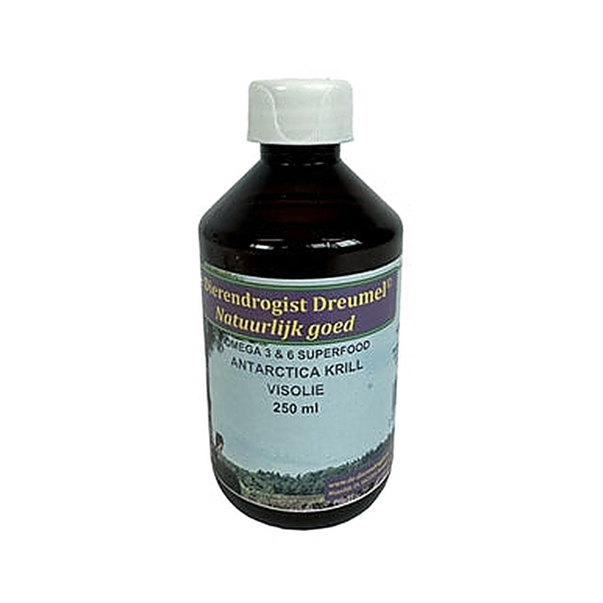 Dierendrogist Krill/visolie 250 ml