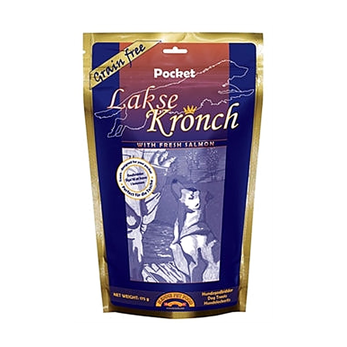 Kronch Zalmsnacks Pockets 175 gram