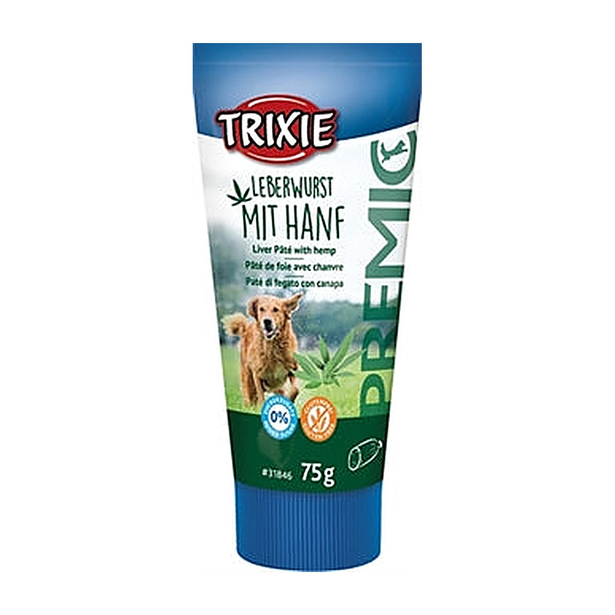 Trixie Leverworst Met Hennep 12x75 gram