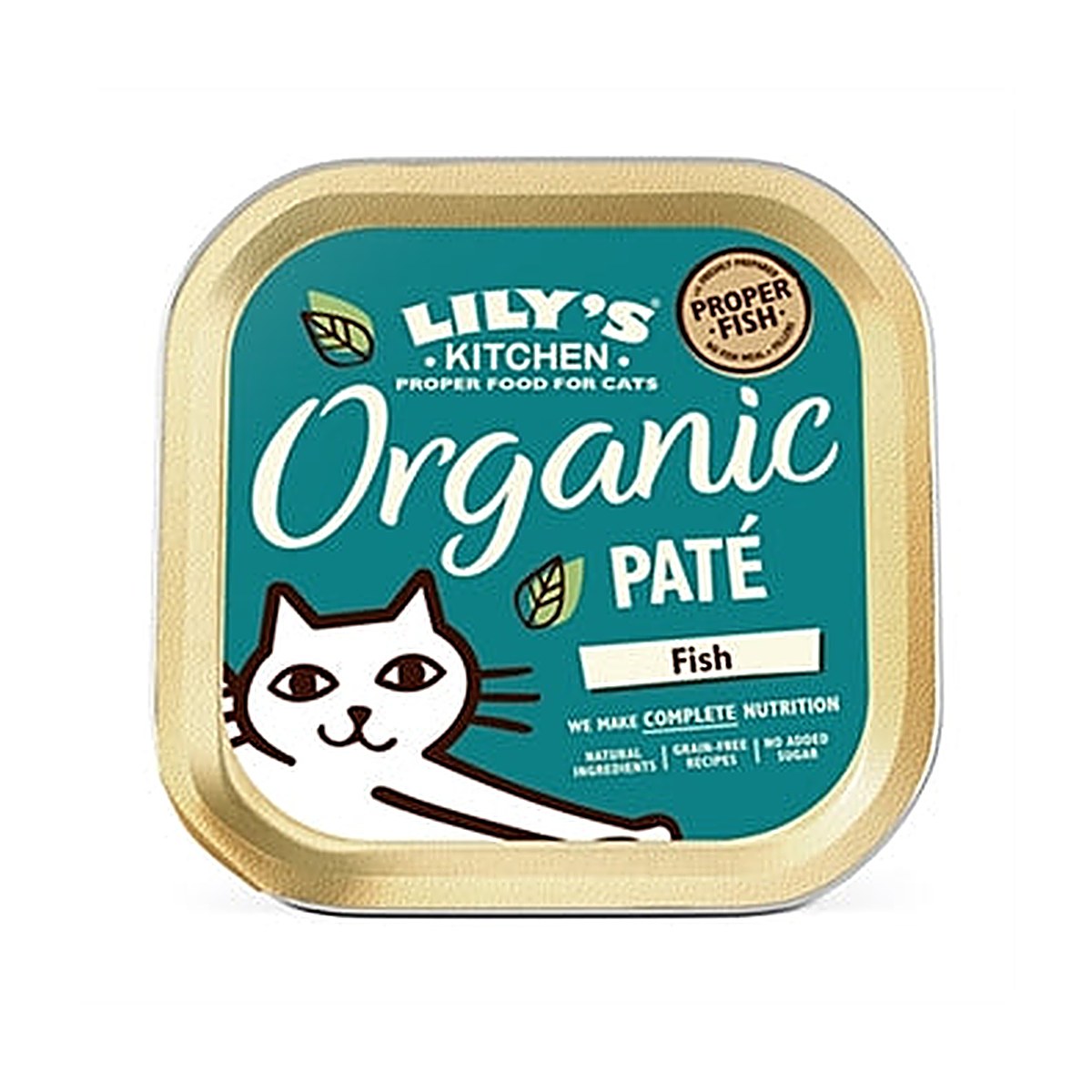 Lily'S Kitchen Lily Cat Organic Pate Fish 19x85 gram