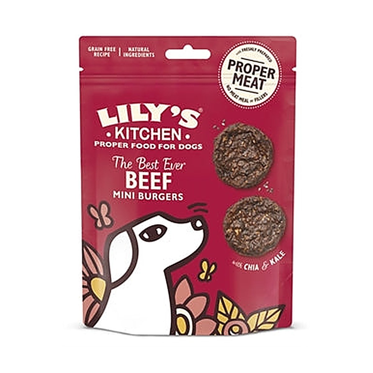 Lily'S Kitchen Lily Dog Best Ever Beef Burger 70 gram