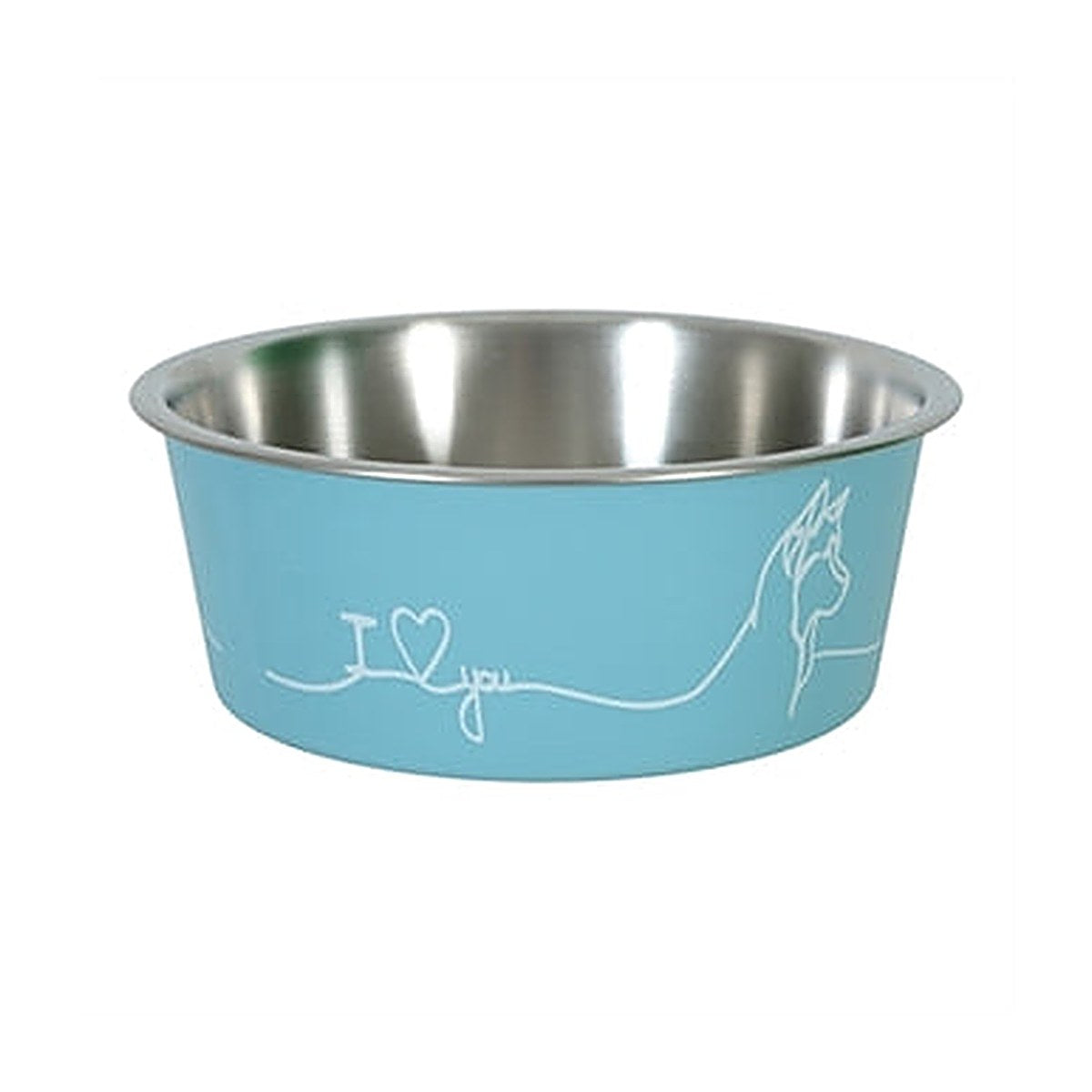 Zolux Love Voerbak Hond Blauw 15 cm 750 ml