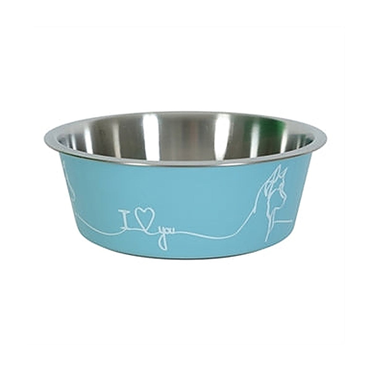 Zolux Love Voerbak Hond Blauw 18 cm 1,2 liter