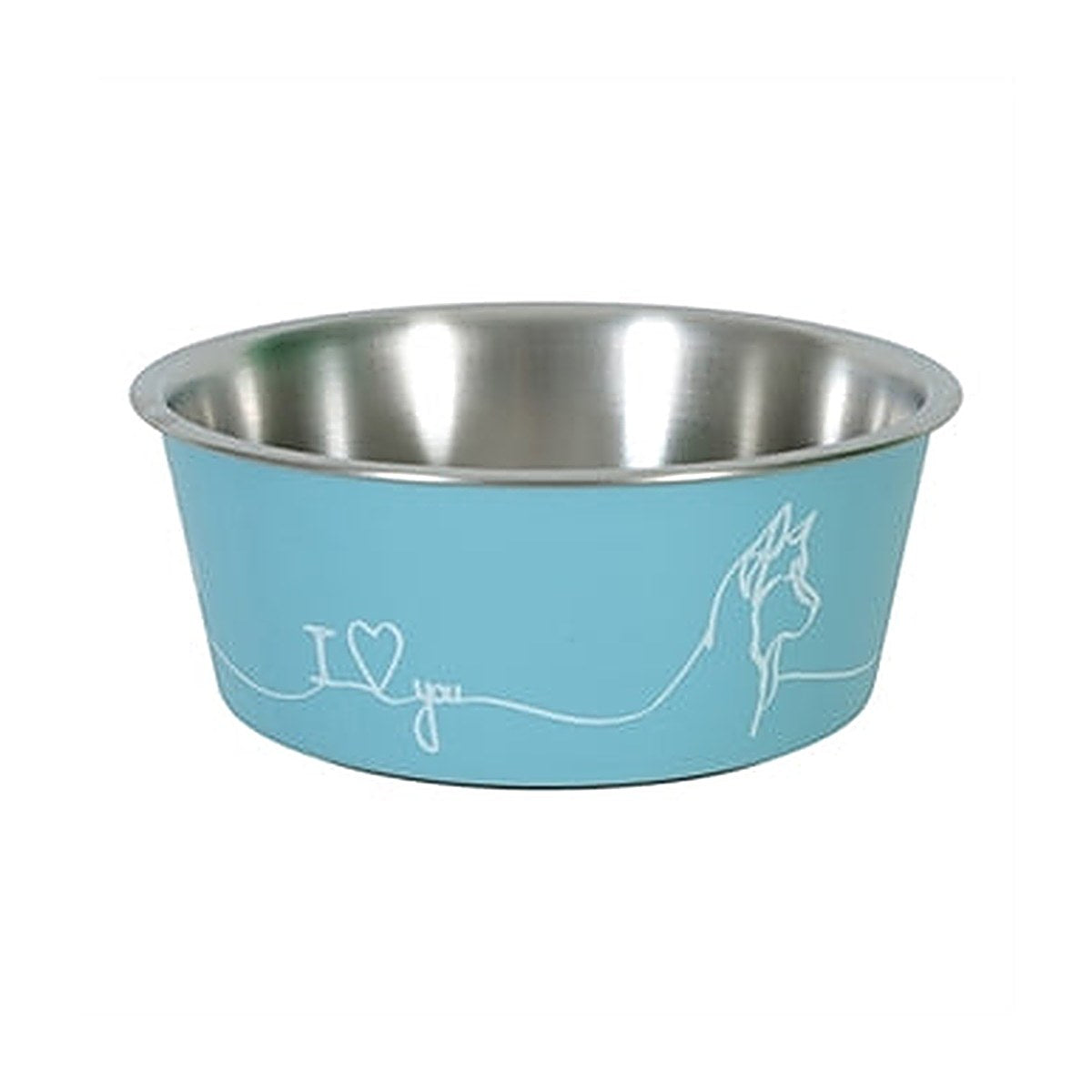 Zolux Love Voerbak Hond Blauw 12,5 cm 400 ml