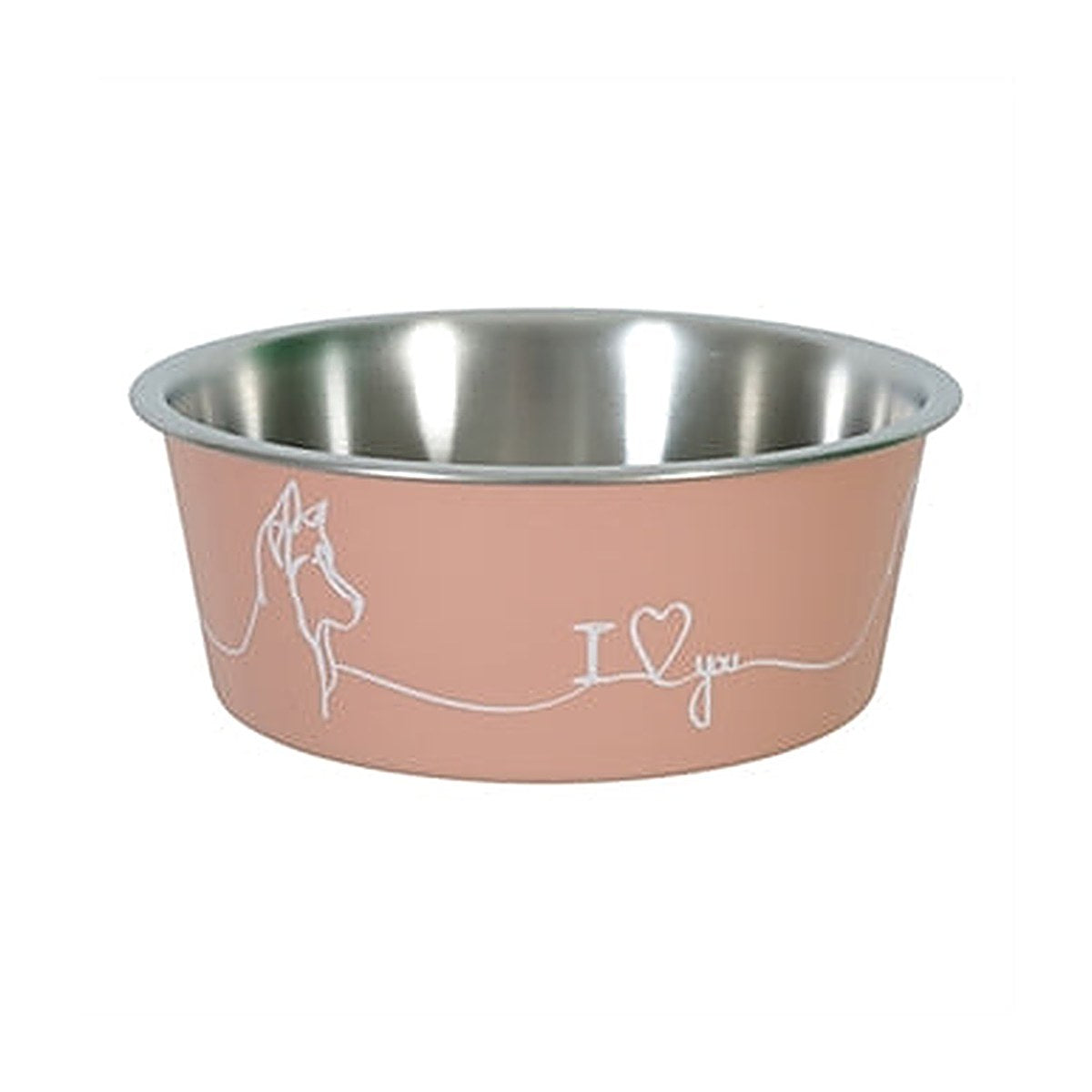 Zolux Love Voerbak Hond Roze 15 cm 750 ml