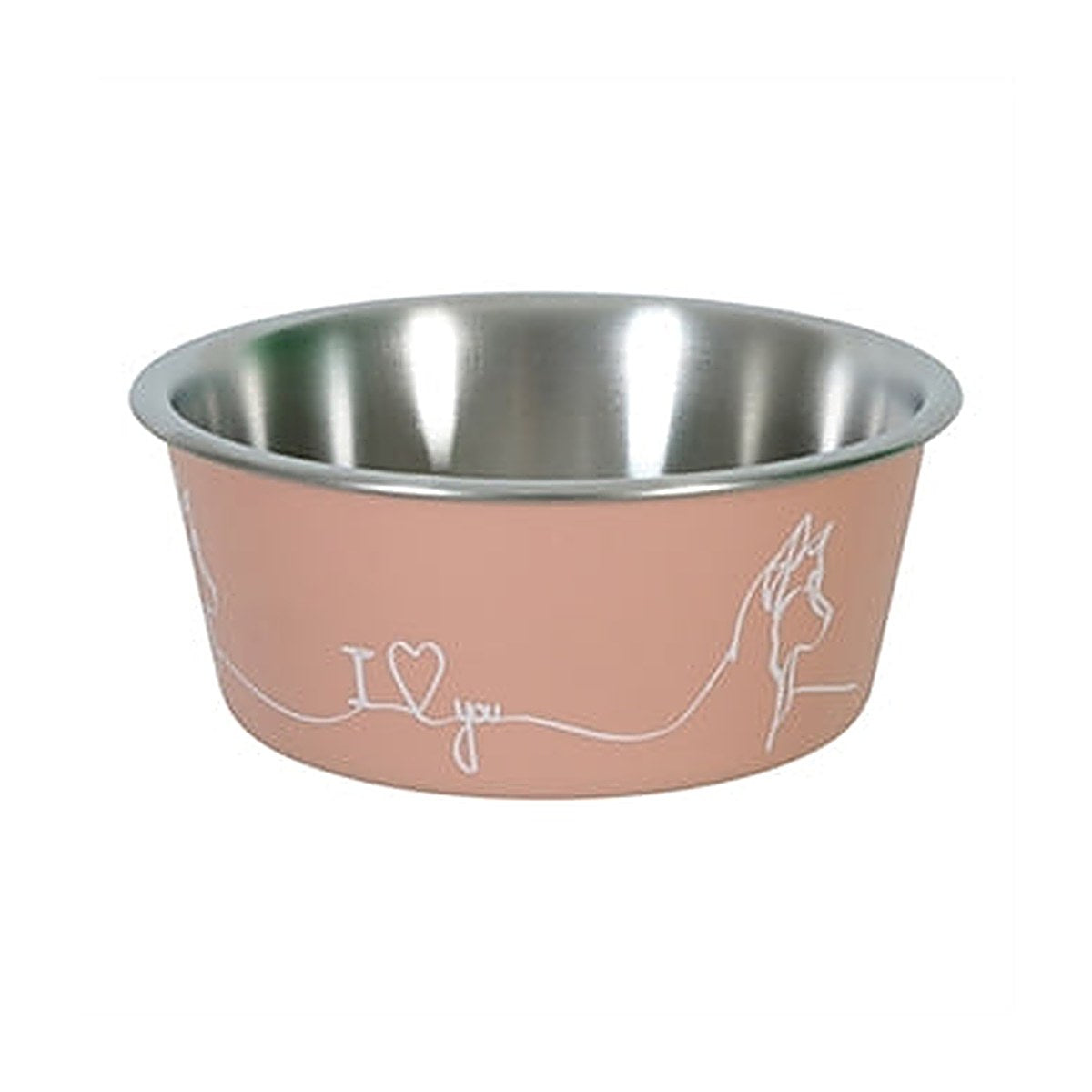 Zolux Love Voerbak Hond Roze 21 cm 1,7 liter