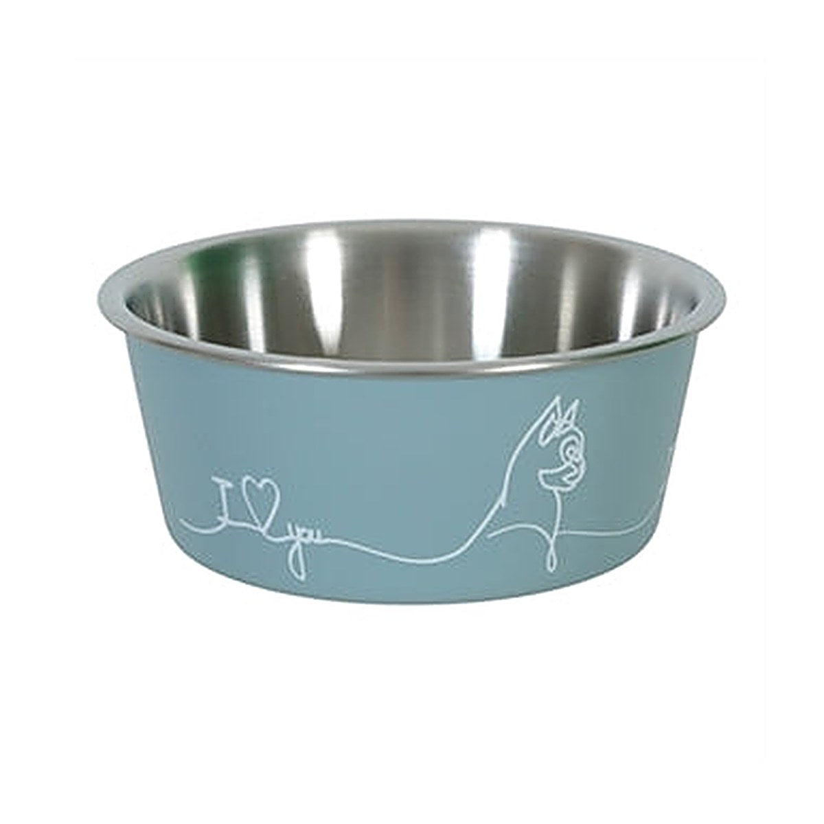 Zolux Love Voerbak Kat Blauw 12,5 cm 400 ml