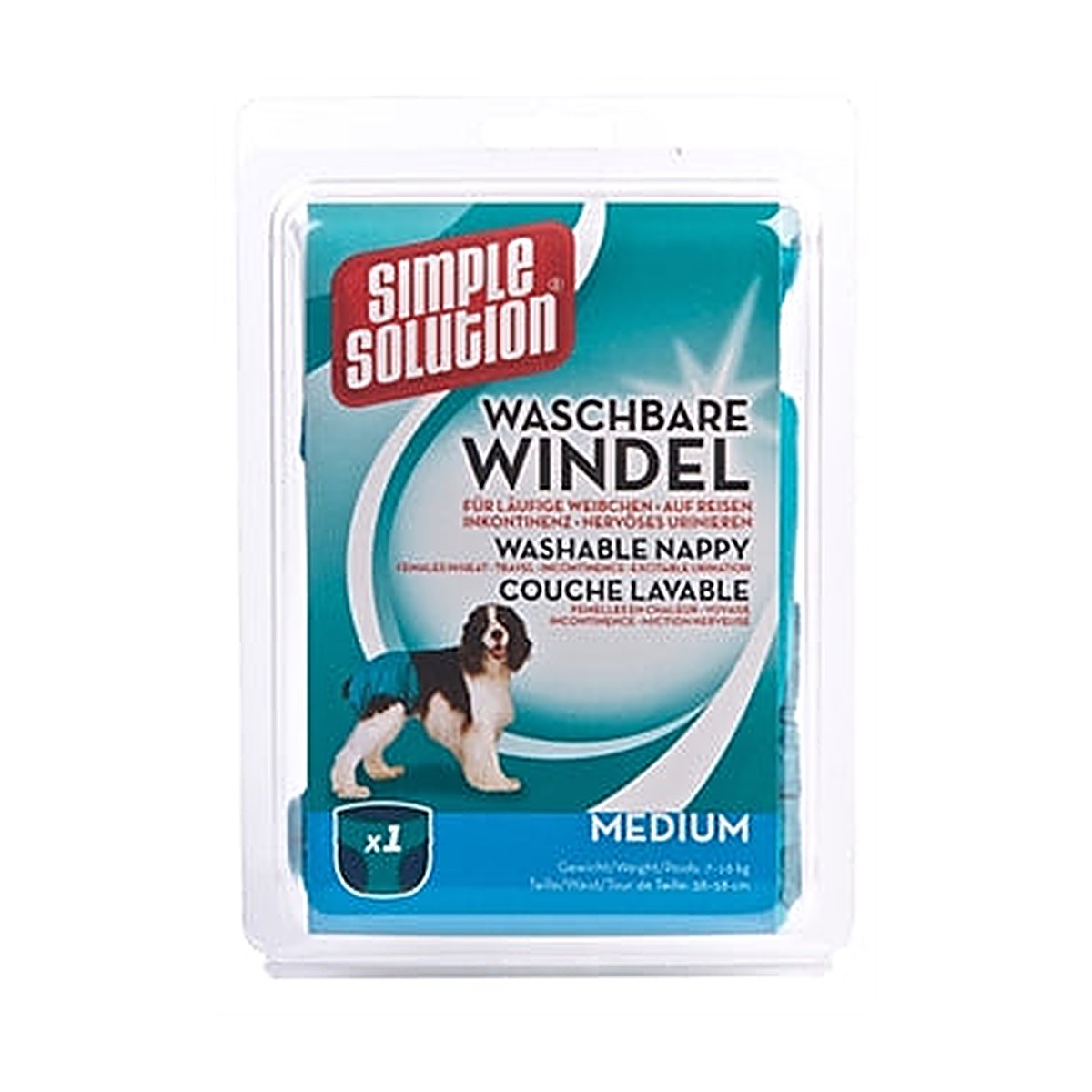 Simple Solution Wasbare Luier M - 38-58 cm