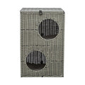 Trixie Mand Amalia Rattan Grijs 37x35x57 cm