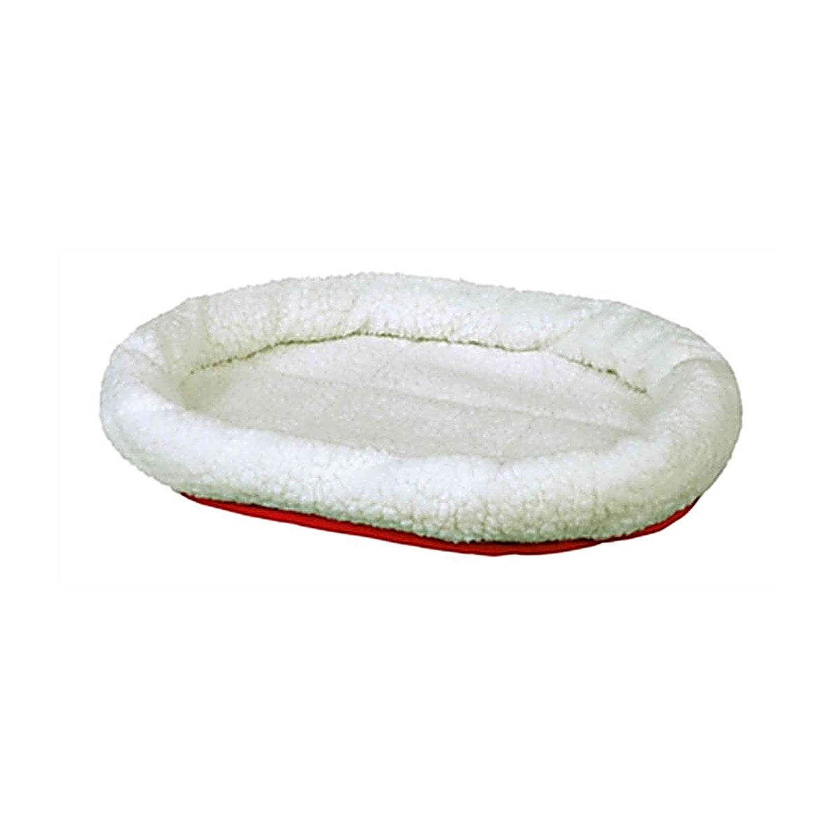 Trixie Mand Rond Wolwit/Rood 47x38 cm