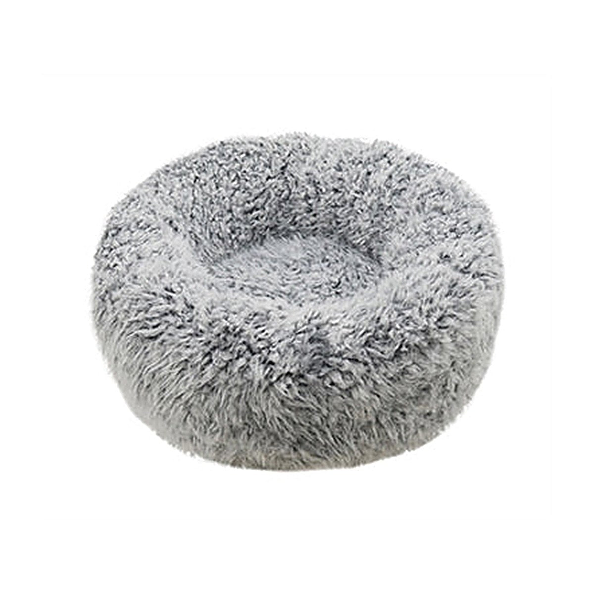 Rosewood Mand Silver Fluff Rond Grijs 66 cm