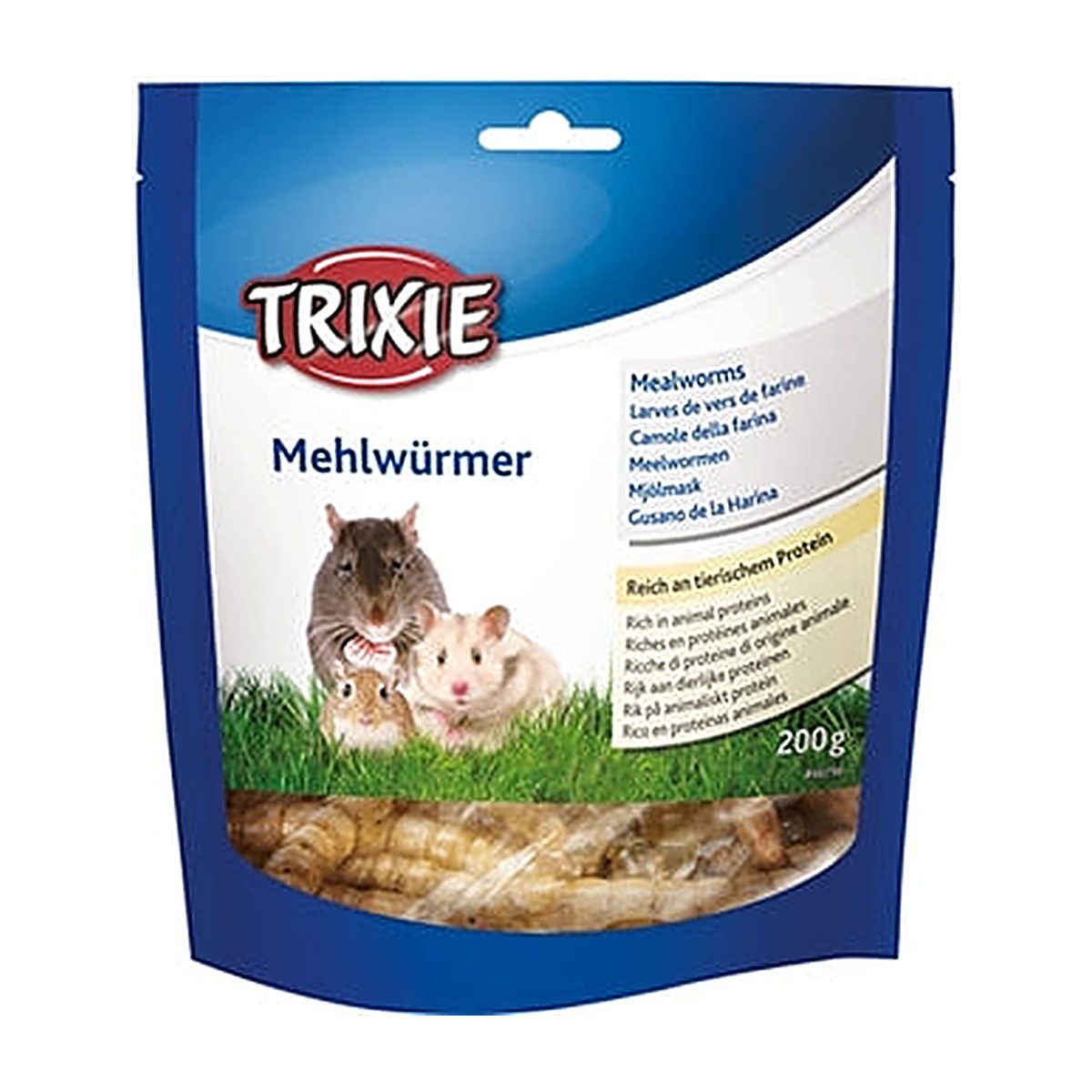 Trixie Meelwormen Gedroogd 200 gram 5 stuks