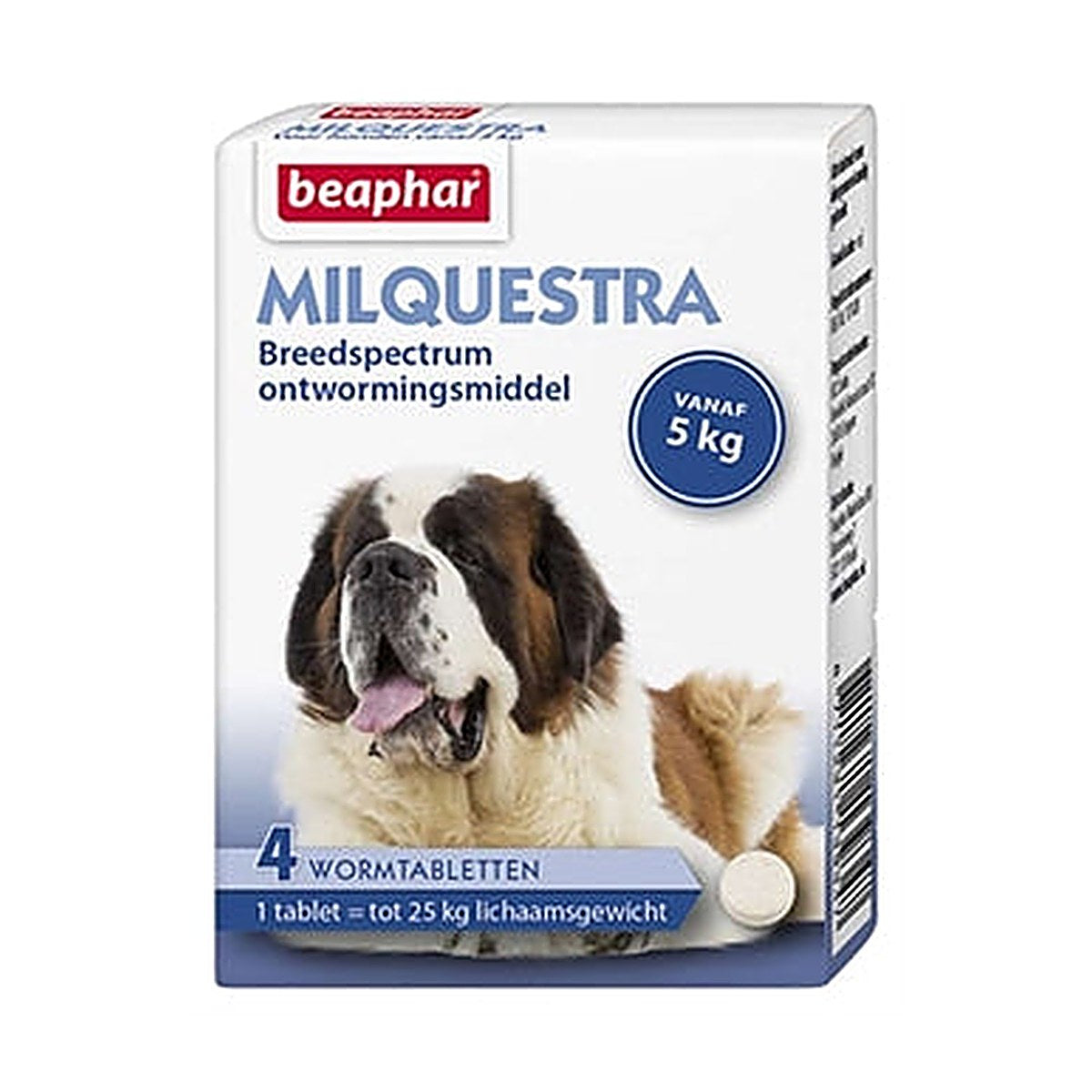 Beaphar - Milquestra Hond 4 tabletten