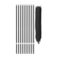 Trixie Mobiele Omheining Zwart 15 meter