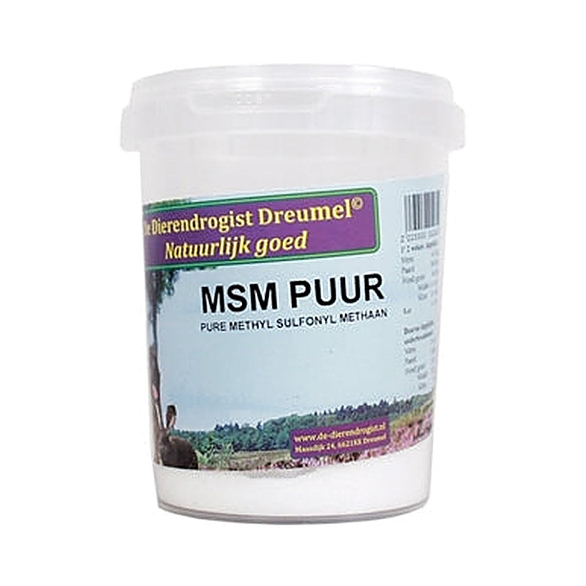 Dierendrogist Msm Puur Poeder 250 gram